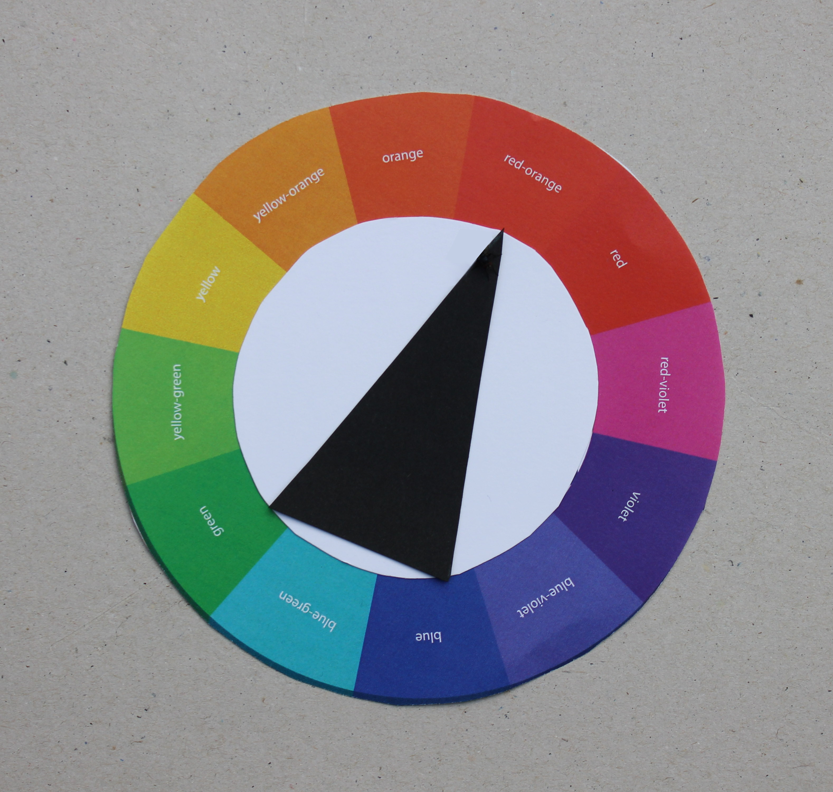 LIKEBEINET: Med en likebeinet trekant finner vi blant annet treklangen blå-grønn-rødoransje. (Foto: Bjørg Owren/ifi.no)