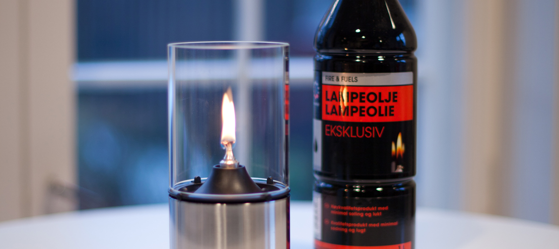 Parafinlampe = kos og hygge