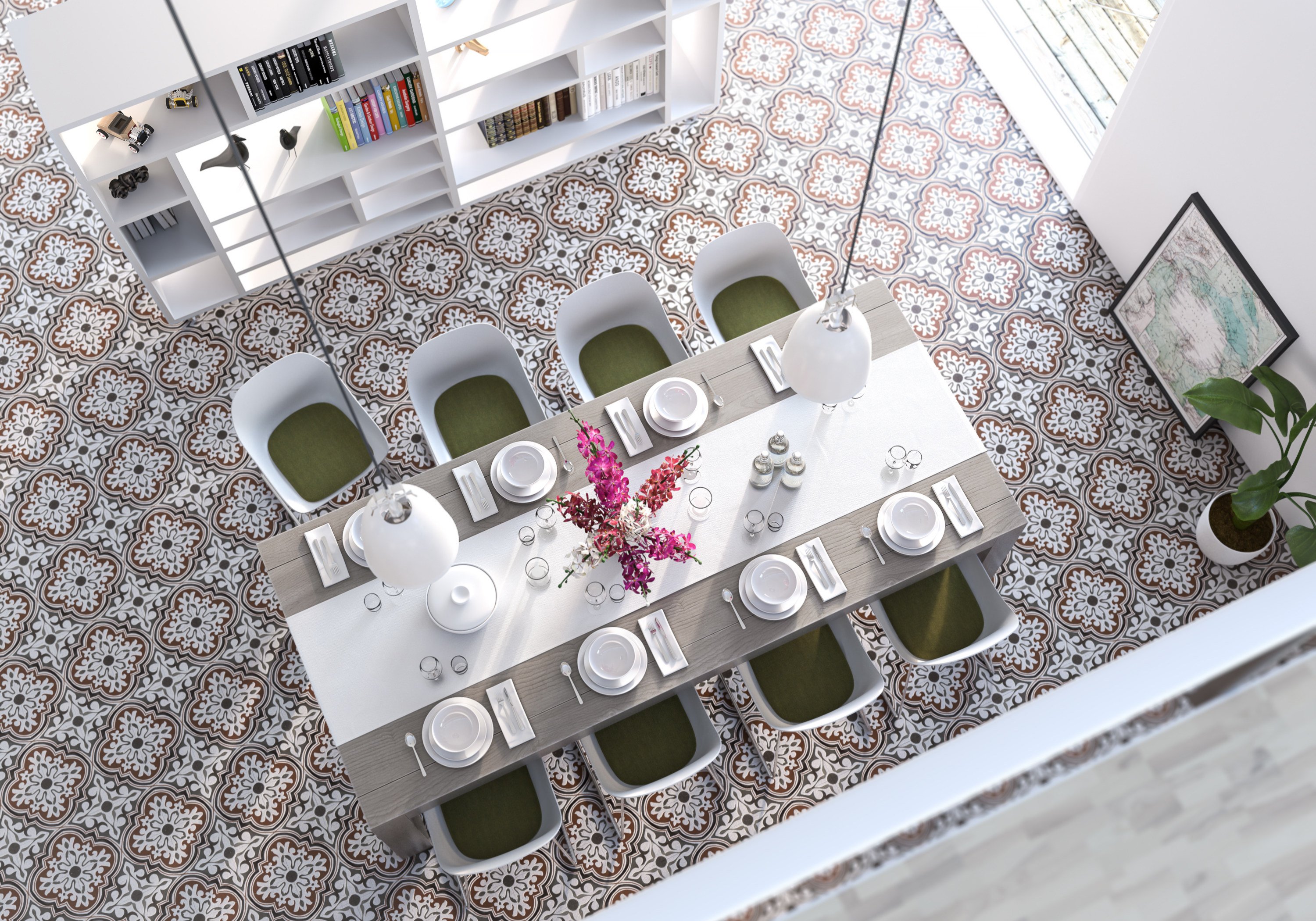 Keramisk flis fra kolleksjonen Empoli fra Golvabia.