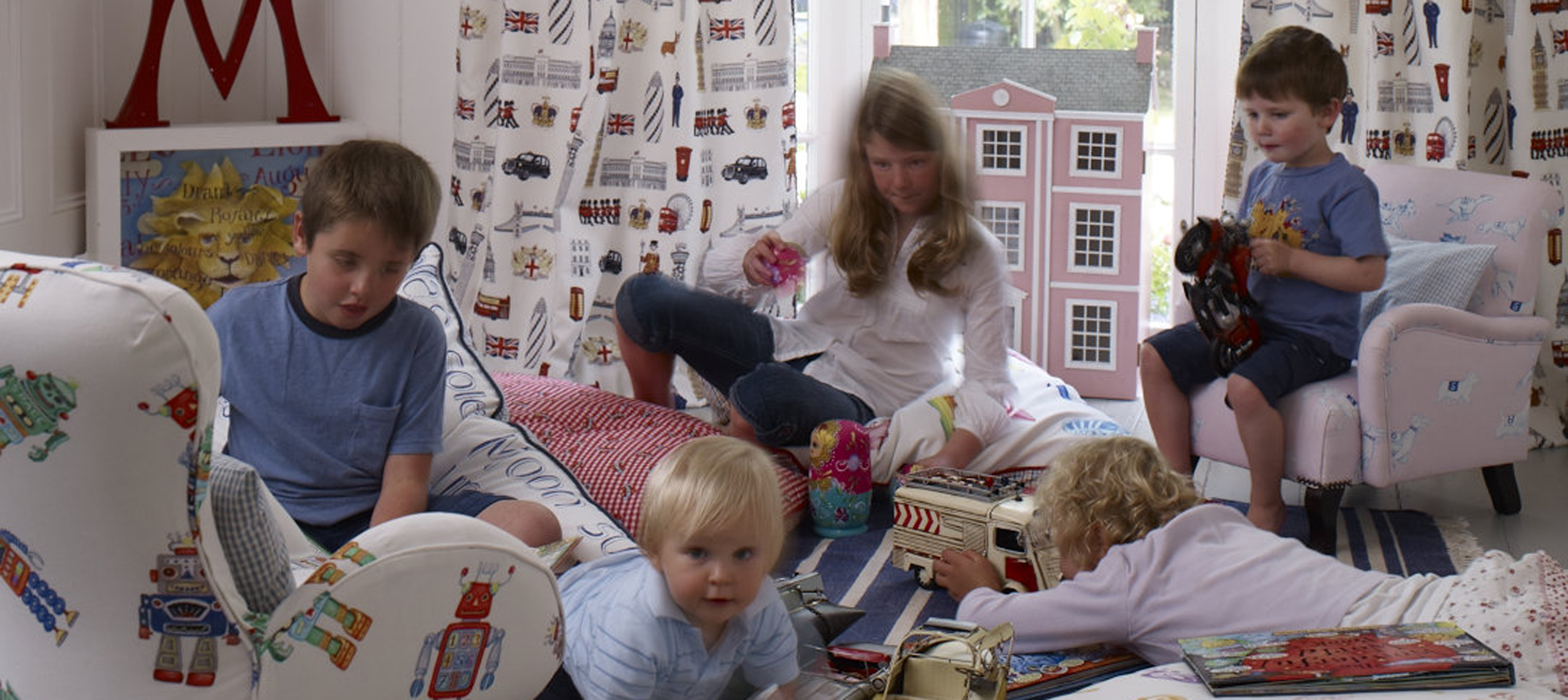 Inspirerende barnerom med tekstilnyheter