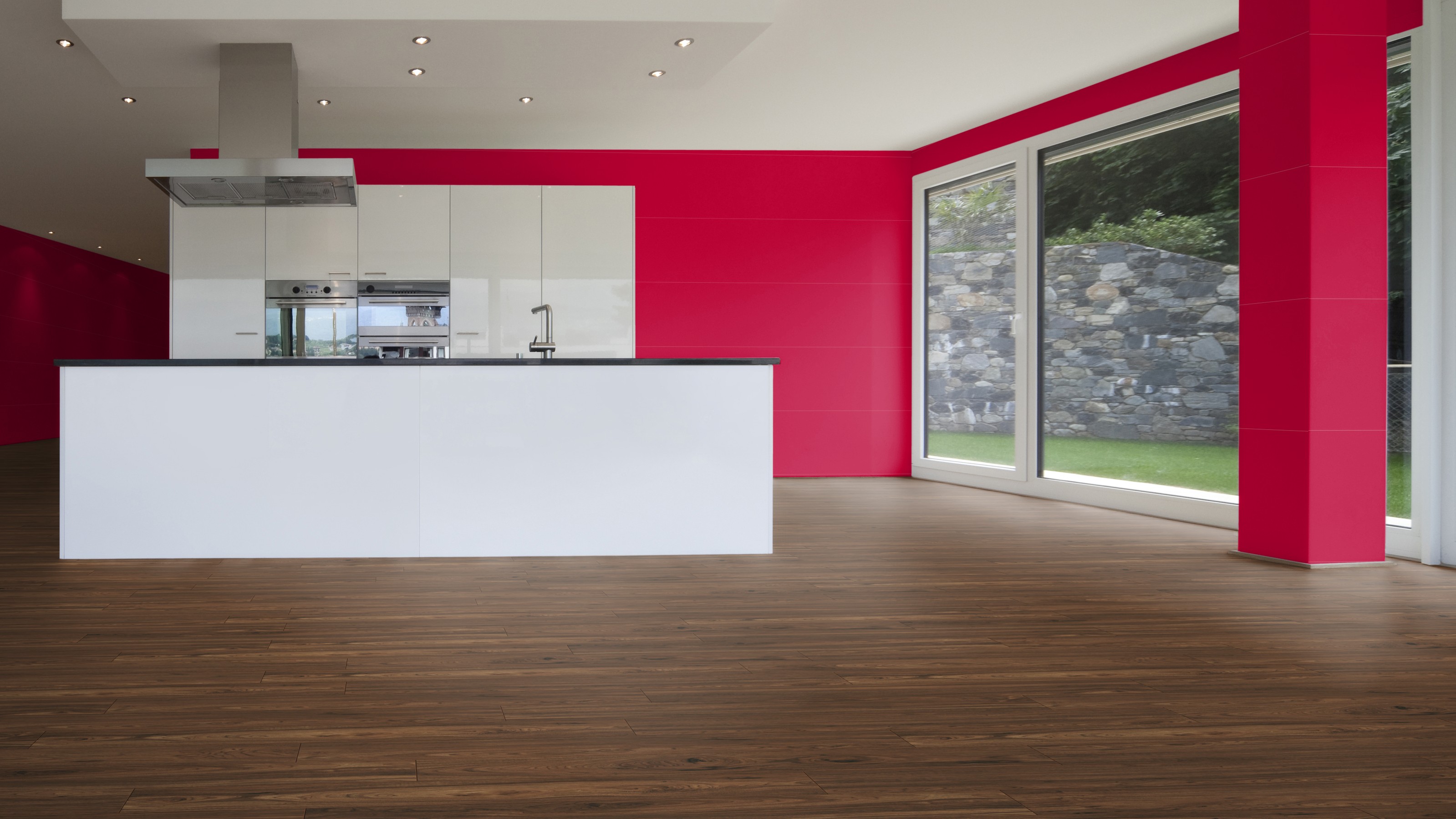 Se det nye gulvet - før det er lagt