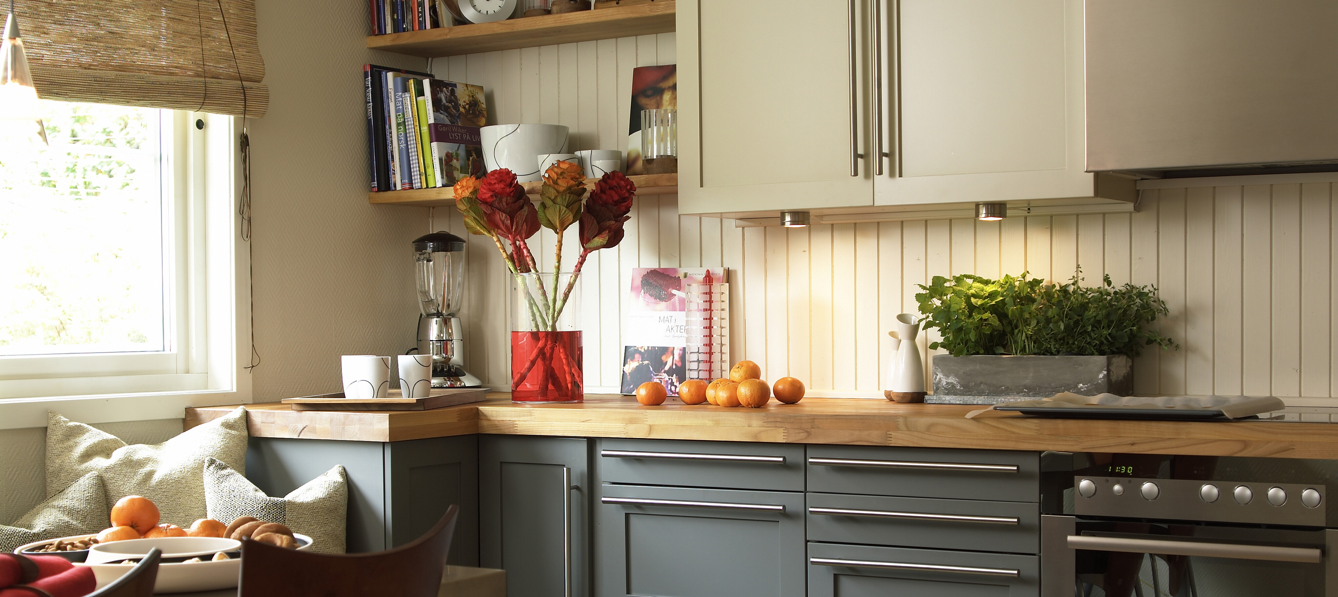 Gode fargevalg på kjøkkenet