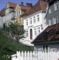 Husrekke i Bergen, eksempel på arkitektur i klassisisme