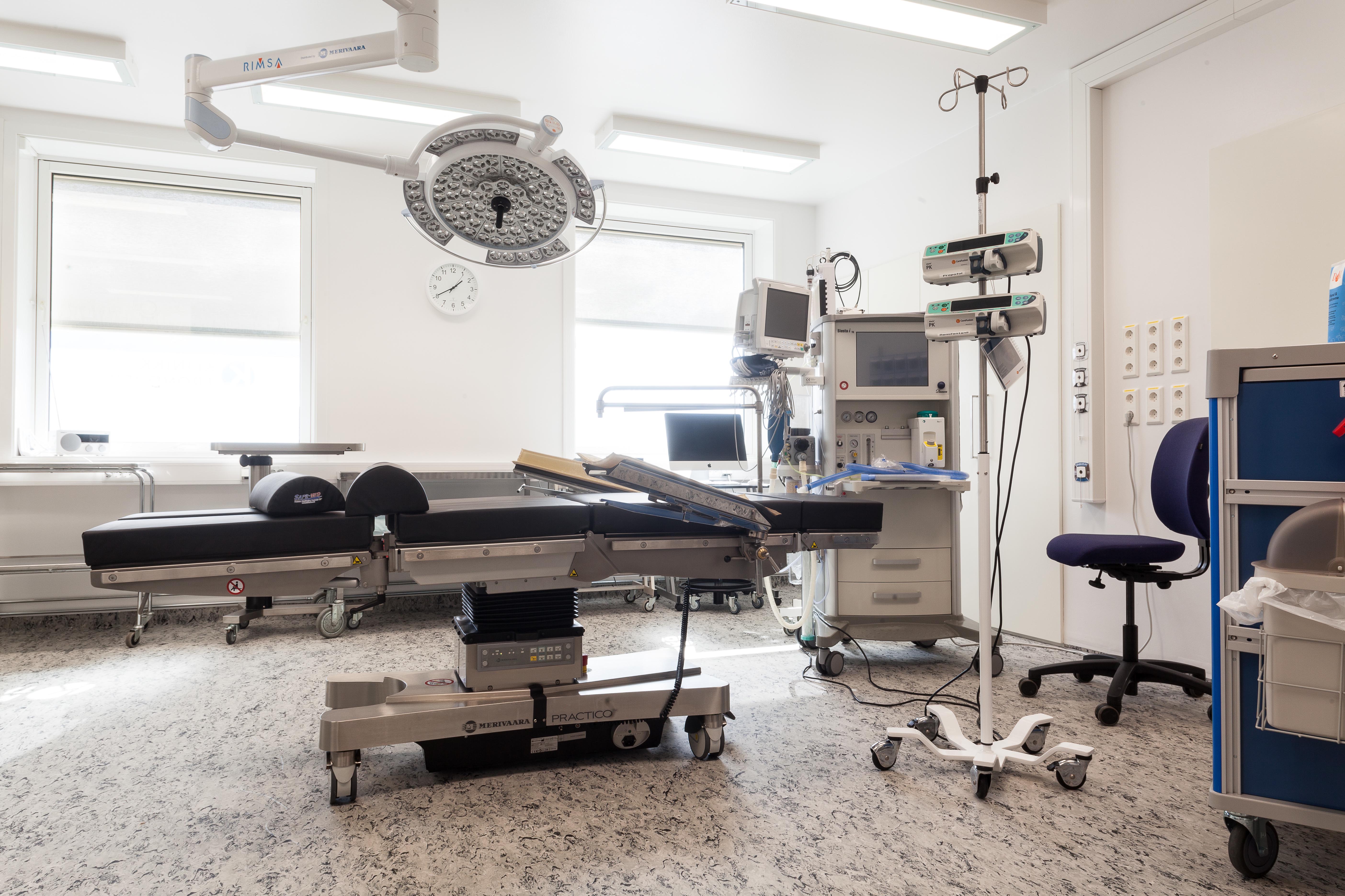 Ledende vinyl DLW i operasjonssal