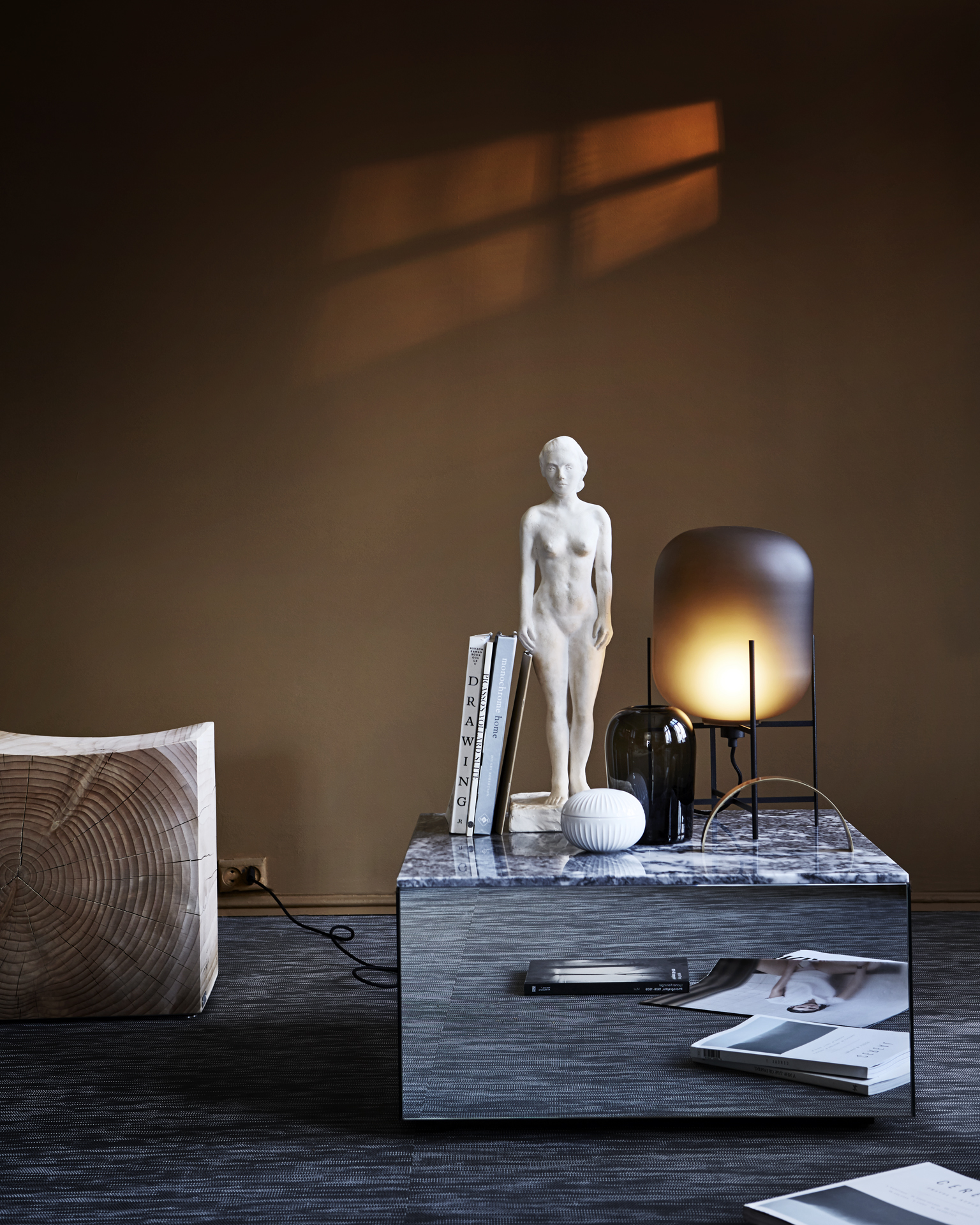 Blågrå kontrastfarger