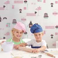 I Storeys sin barnekolleksjon «Little Star» er det mange enkle motiver og mønstre å velge blant. Dette er «Kitchen Pink».