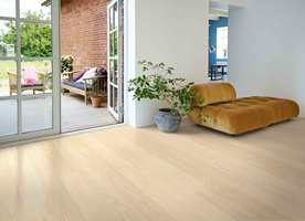 <b>ELEGANT:</b> Det lange, slanke formatet på Pergo Elegant Plank gir et elegant gulv som passer i alle husets rom.