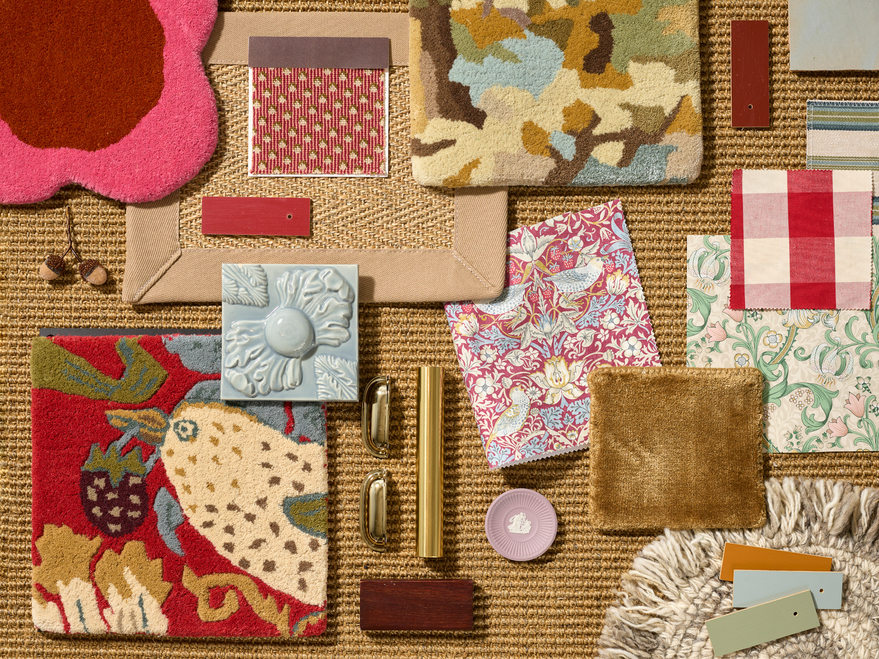 moodboard i landlig stil