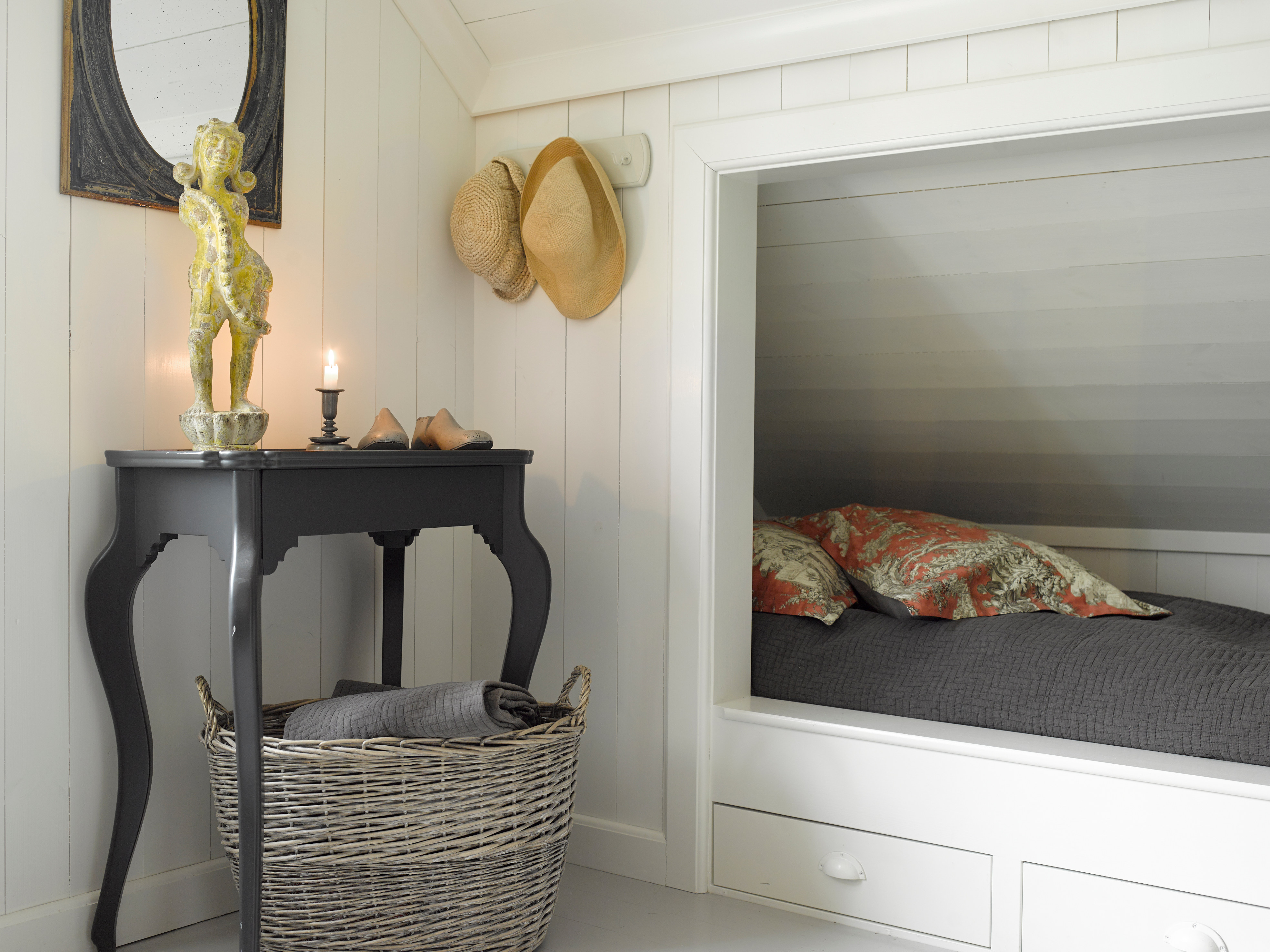 ENSFARGET: Malt panel virker lunere enn malte veggplater. (Foto: Per Erik J&aelig;ger/ifi.no)