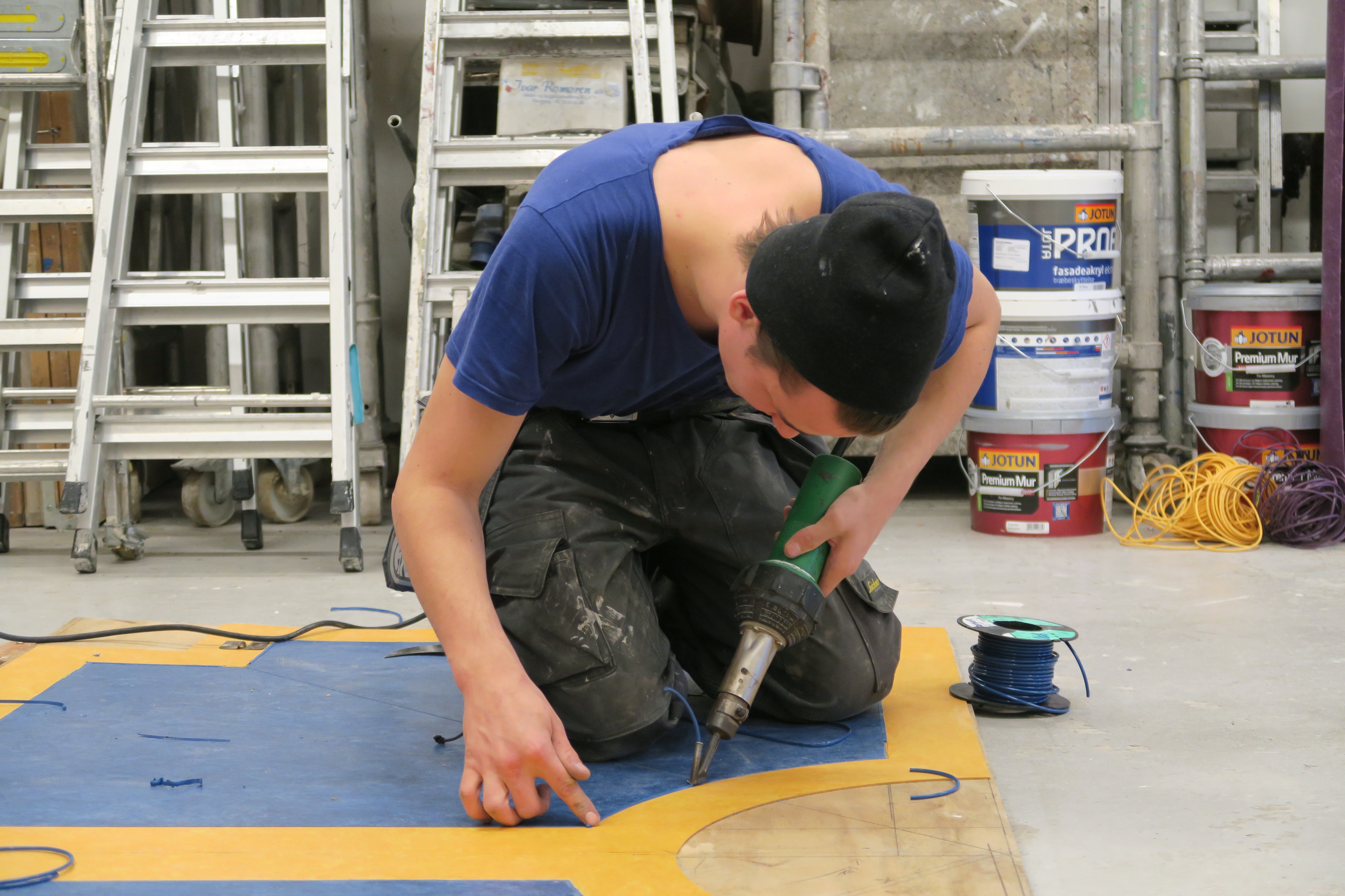 LEDER AN: Michael er den første som stiller i EuroSkills med det norske flagget på brystet.