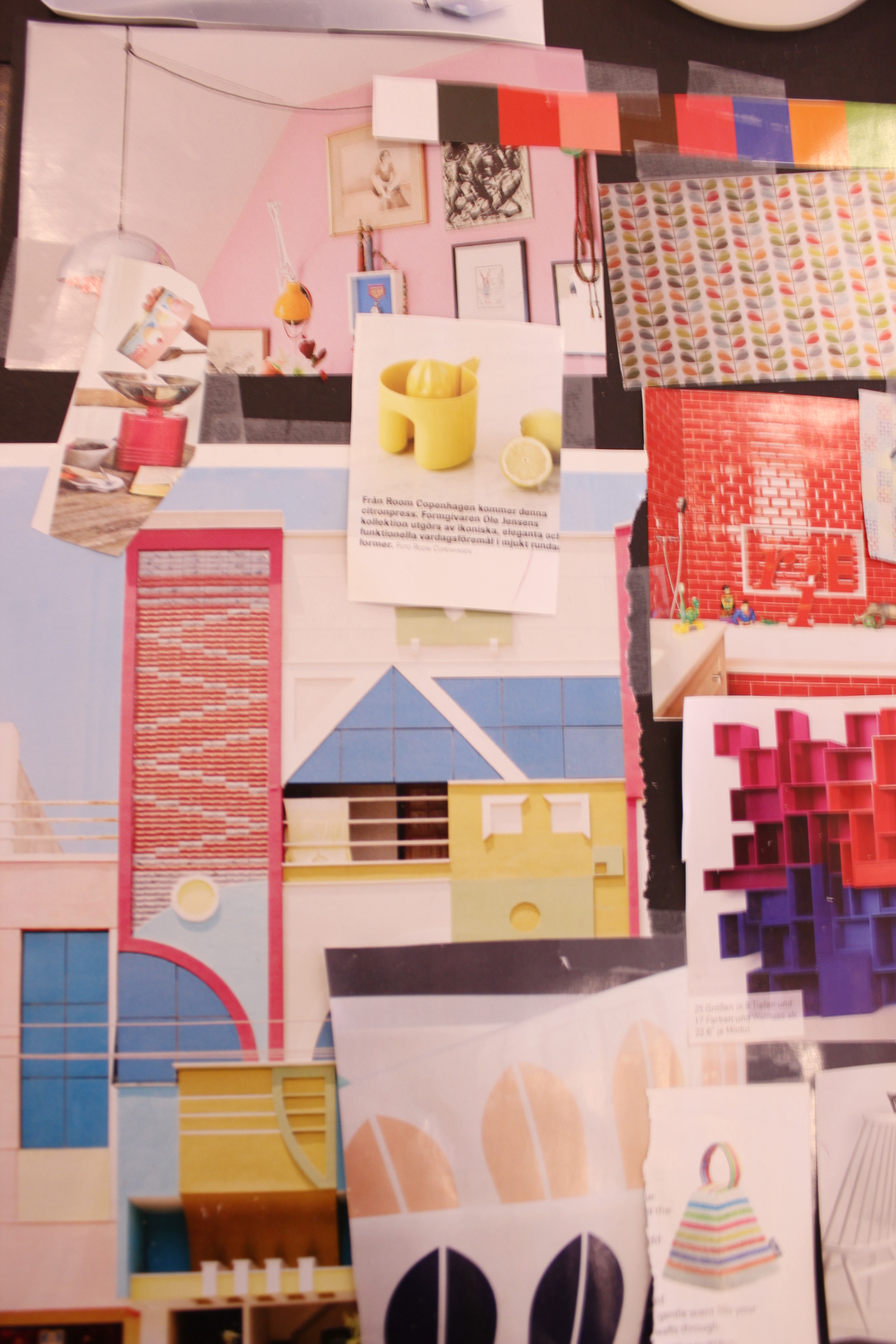 I den nye retro retningen lysner fargene.