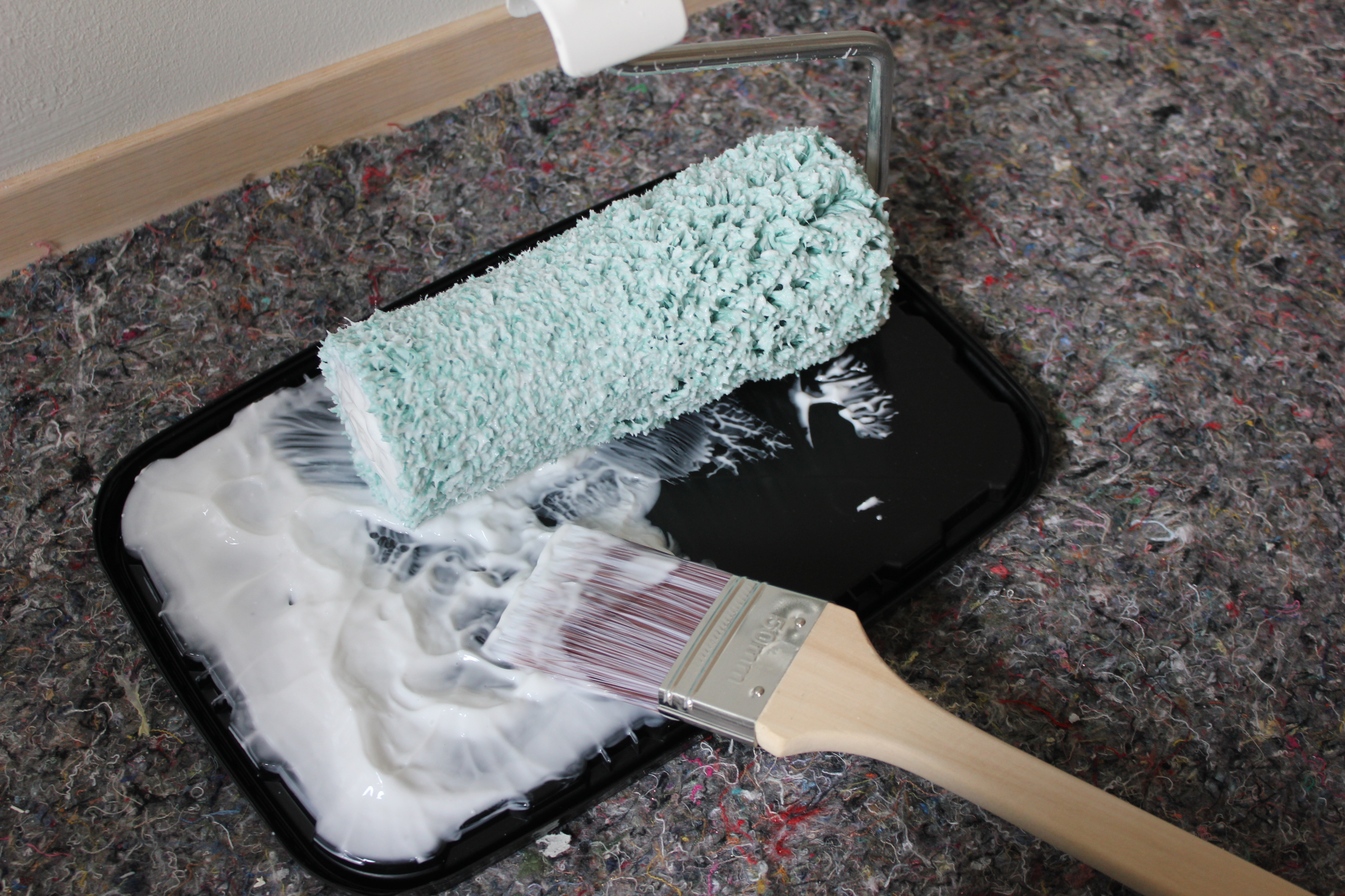 Lim - rull og pensel