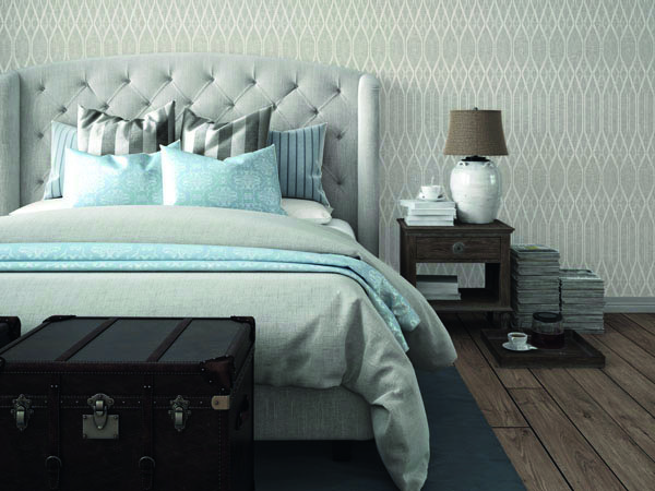 Vegger med nordisk linstruktur