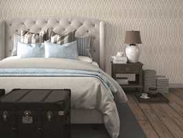 luxury vintage style bedroom. 3d rendering<br/><a href='https://www.ifi.no//vegger-med-nordisk-linstruktur'>Klikk her for å åpne artikkelen: Vegger med nordisk linstruktur</a><br/>Foto: 