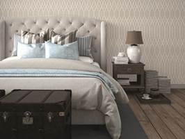 luxury vintage style bedroom. 3d rendering<br/><a href='https://www.ifi.no//vegger-med-nordisk-linstruktur'>Klikk her for å åpne artikkelen: Vegger med nordisk linstruktur</a>