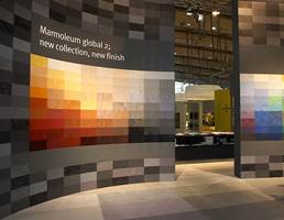 Den nye Marmoleum Global 2 presentert på gulvmessen i Hannover.<br/><a href='https://www.ifi.no//den-globale-linoleumskolleksjon'>Klikk her for å åpne artikkelen: Den globale linoleumskolleksjon</a><br/>Foto: Unspecified