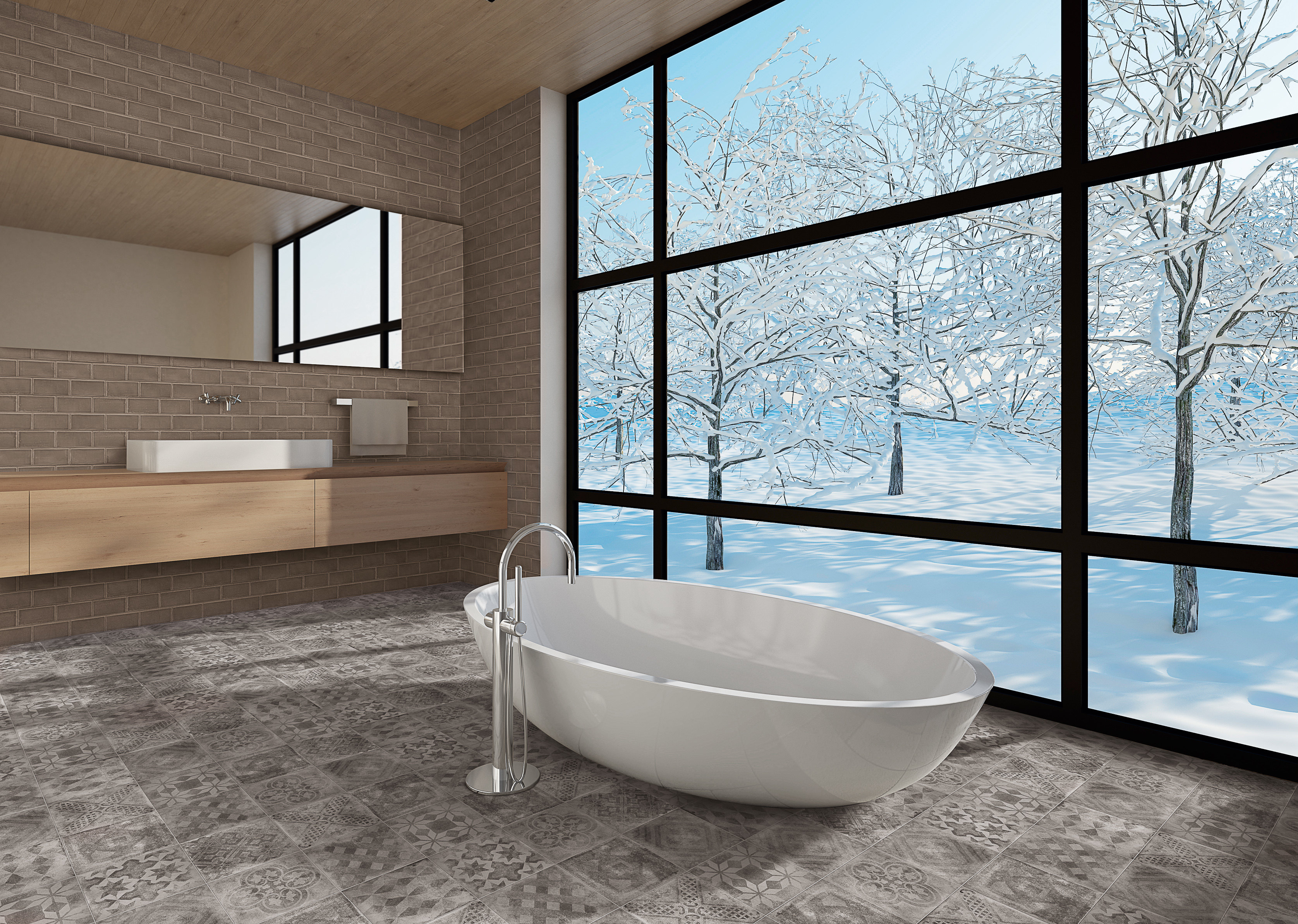 vindu natur utsikt badekar