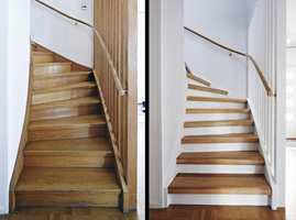 Med trappefornyelsestrinn kan du enkelt få trappen til å bli som ny. Og med ulike dekorer er det lett å finne noe som passer din stil.