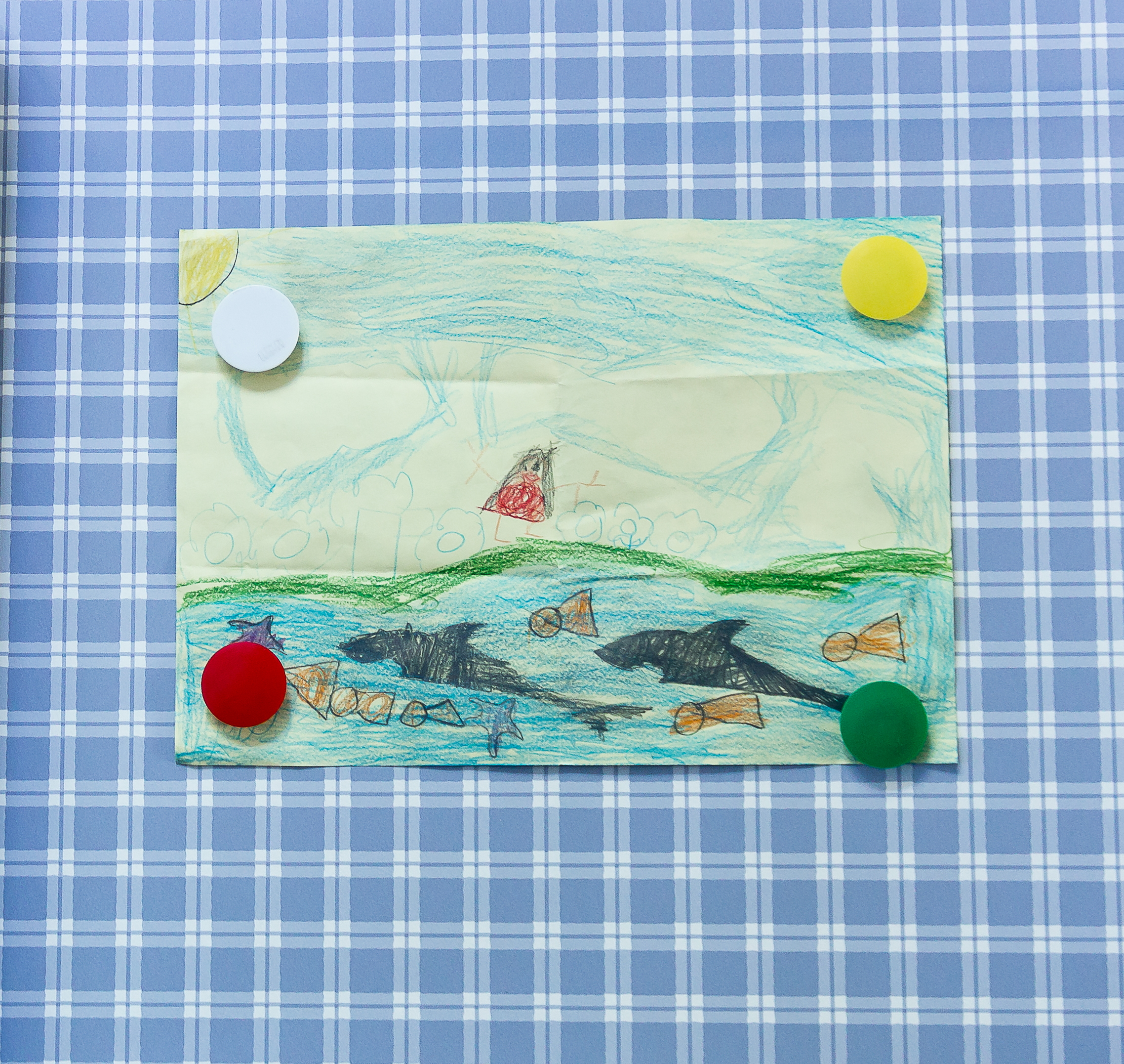 Magnettapet under Lilleby-tapet fra Borge.