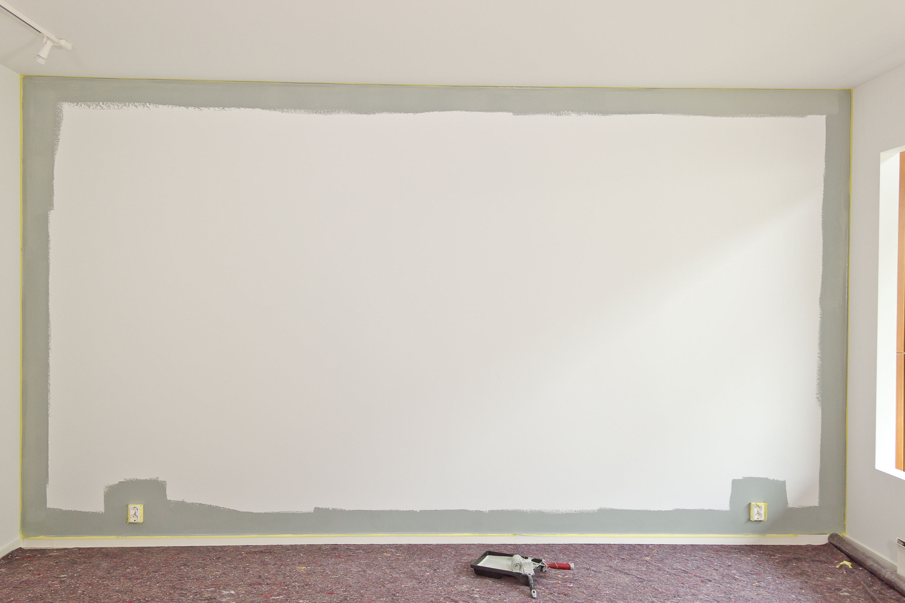 Ramme inn rommet når du maler