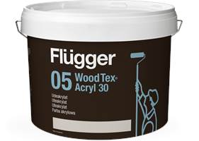 FLÜGGER: 05 Wood Tex Akryl 30 er en av anbefalingene fra Flügger.