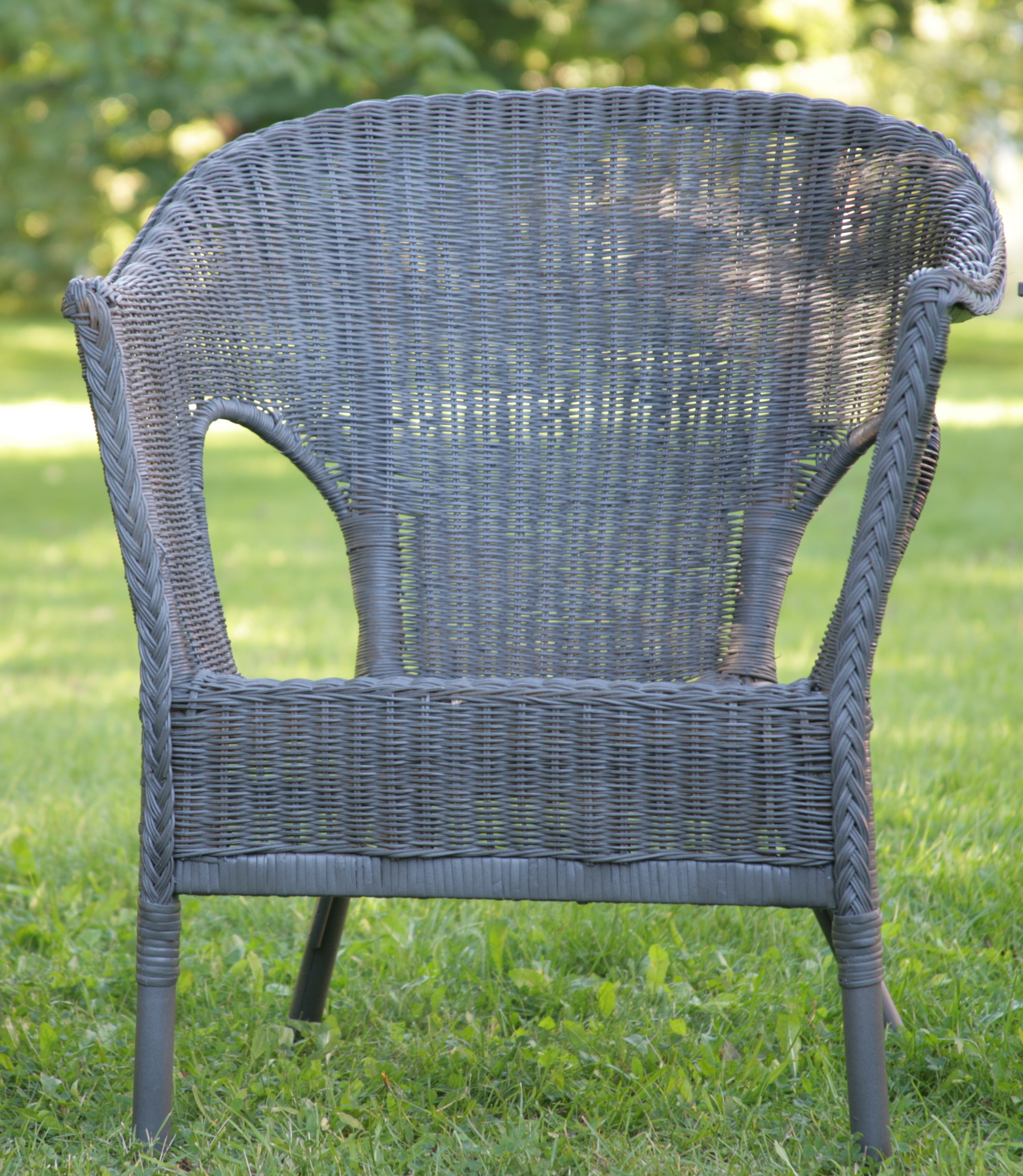 Gråmalt kurvstol