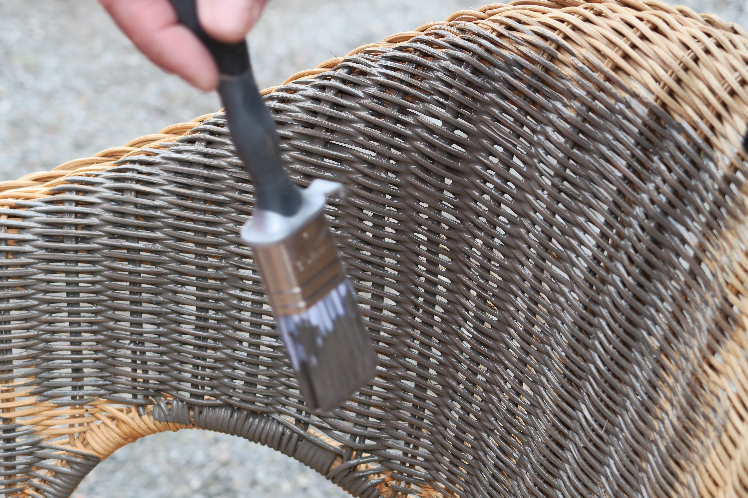 Nytt liv til gammel kurvstol