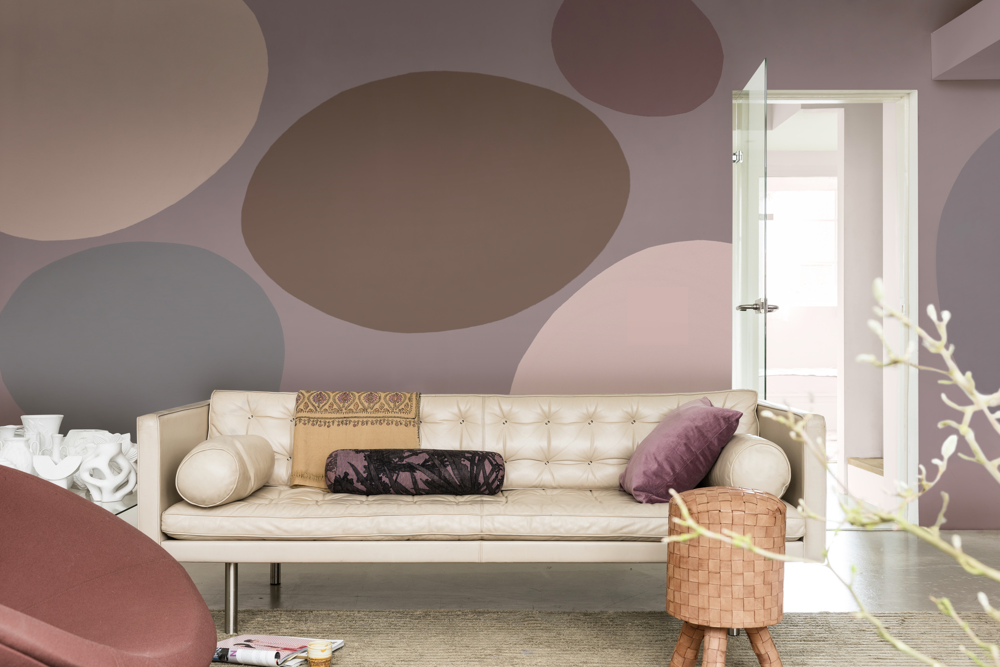 Kreativ dekor på veggen