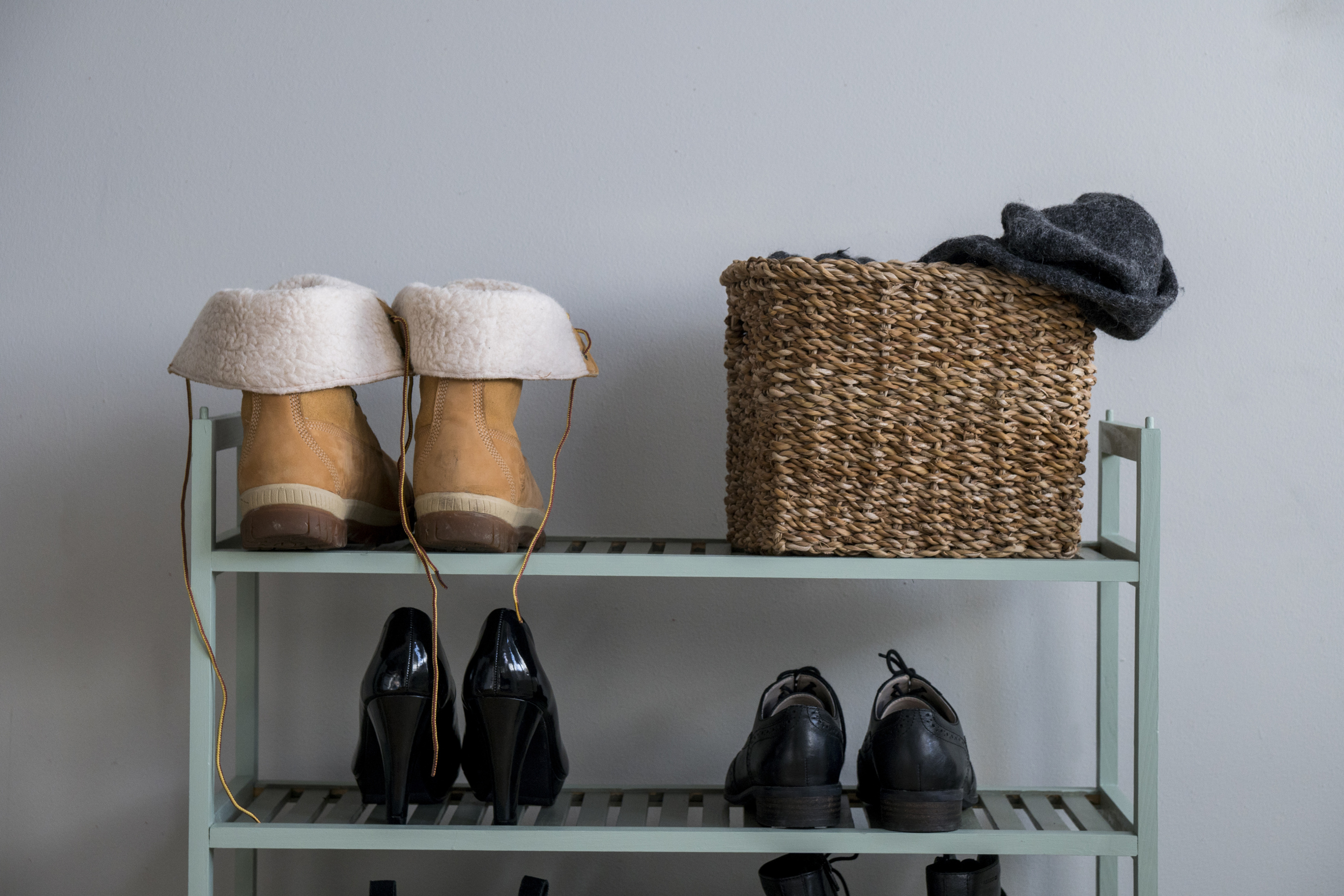 Mal skostativet og sett farge på gangen