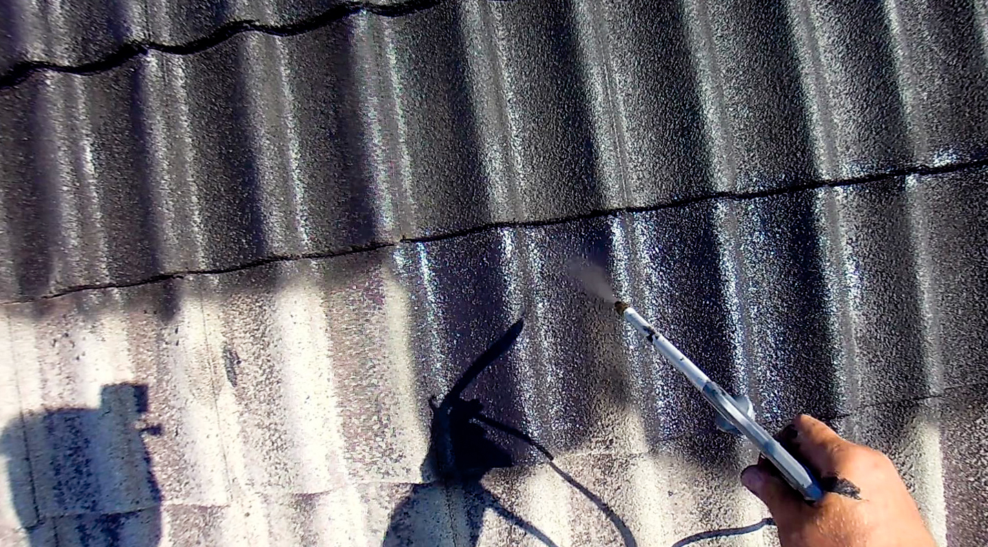 Fornyet taket med maling