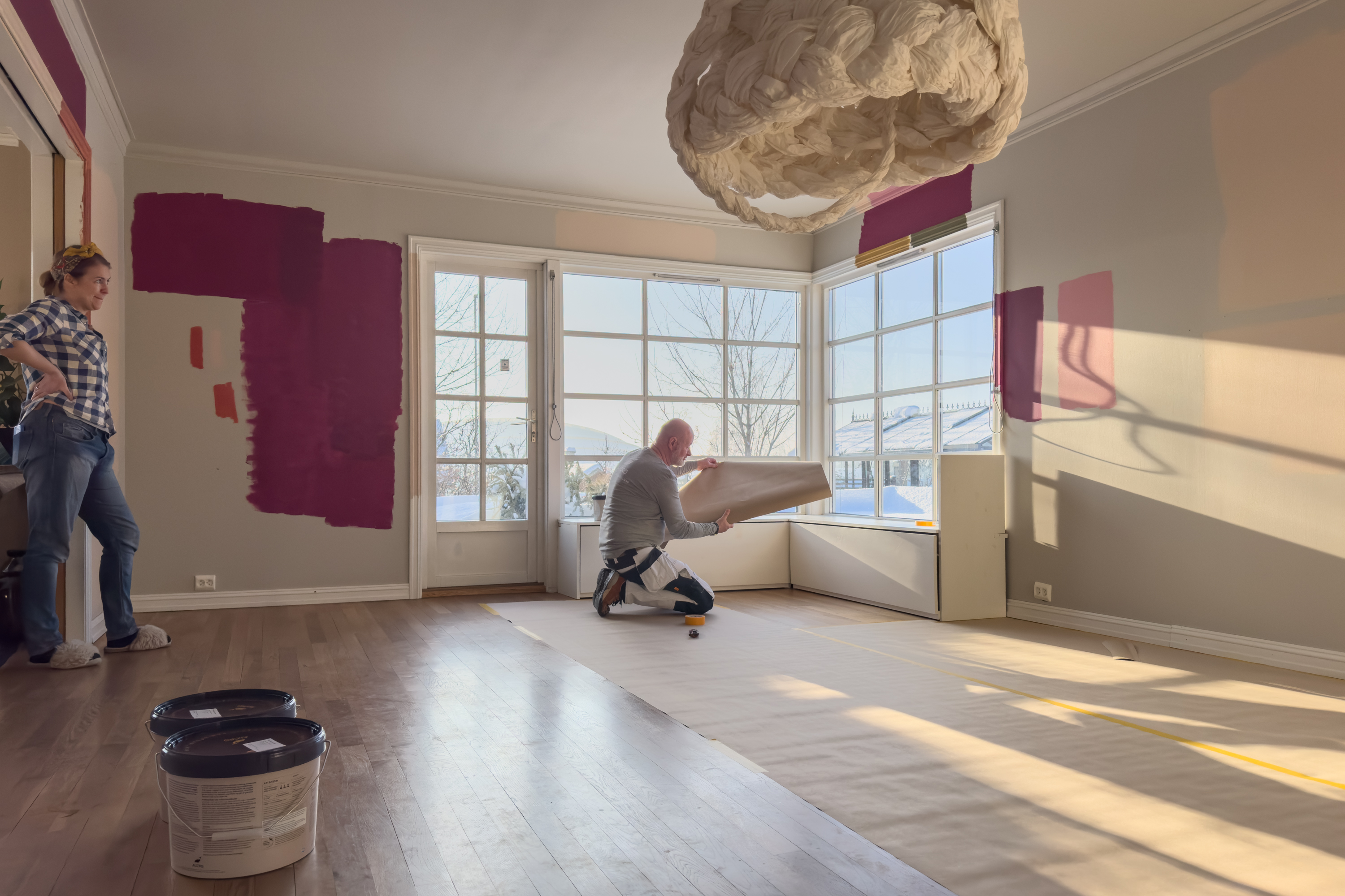 Fargesprakende forvandling for fargesjefen