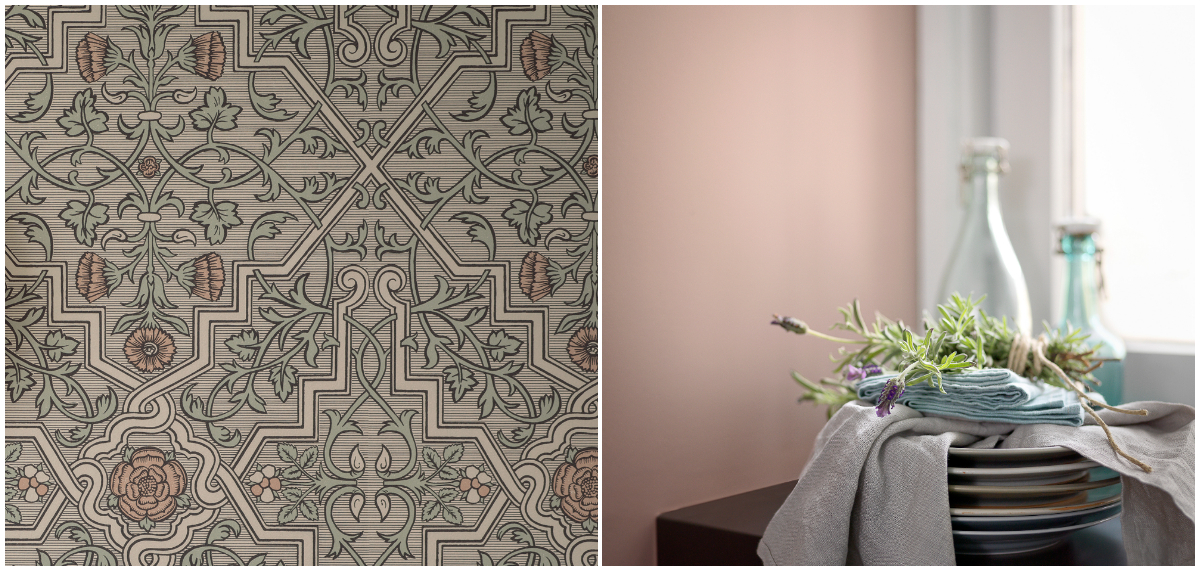 Stilhistorisk tapet og maling