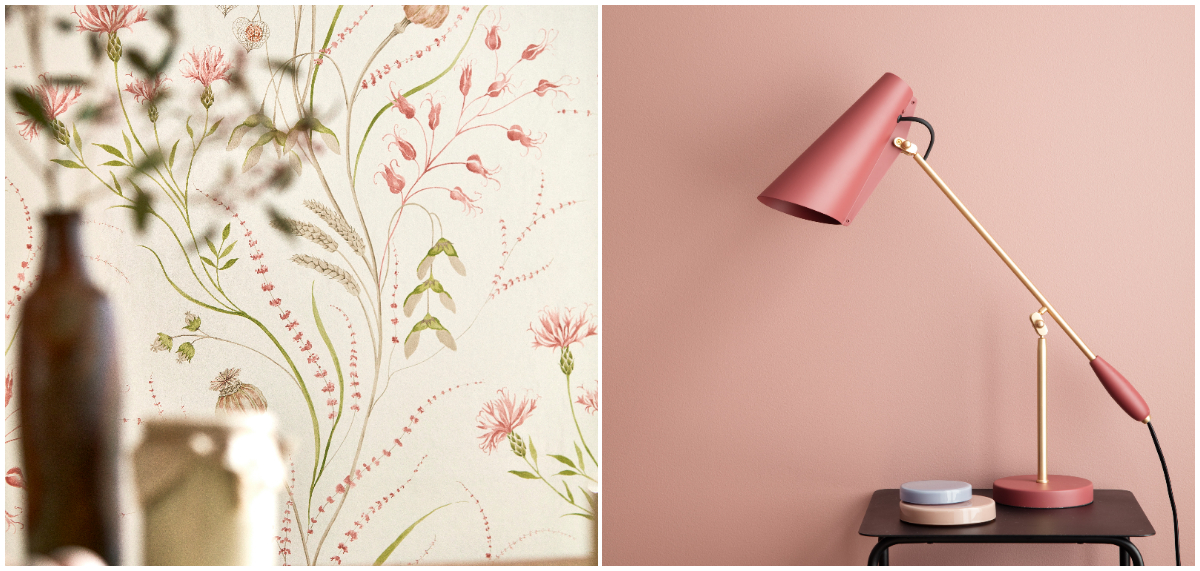 Søtt, rosa interiør