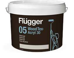 <b>FLÜGGER:</b> 05 Wood Tex Akryl 30 er en av anbefalingene fra Flügger.