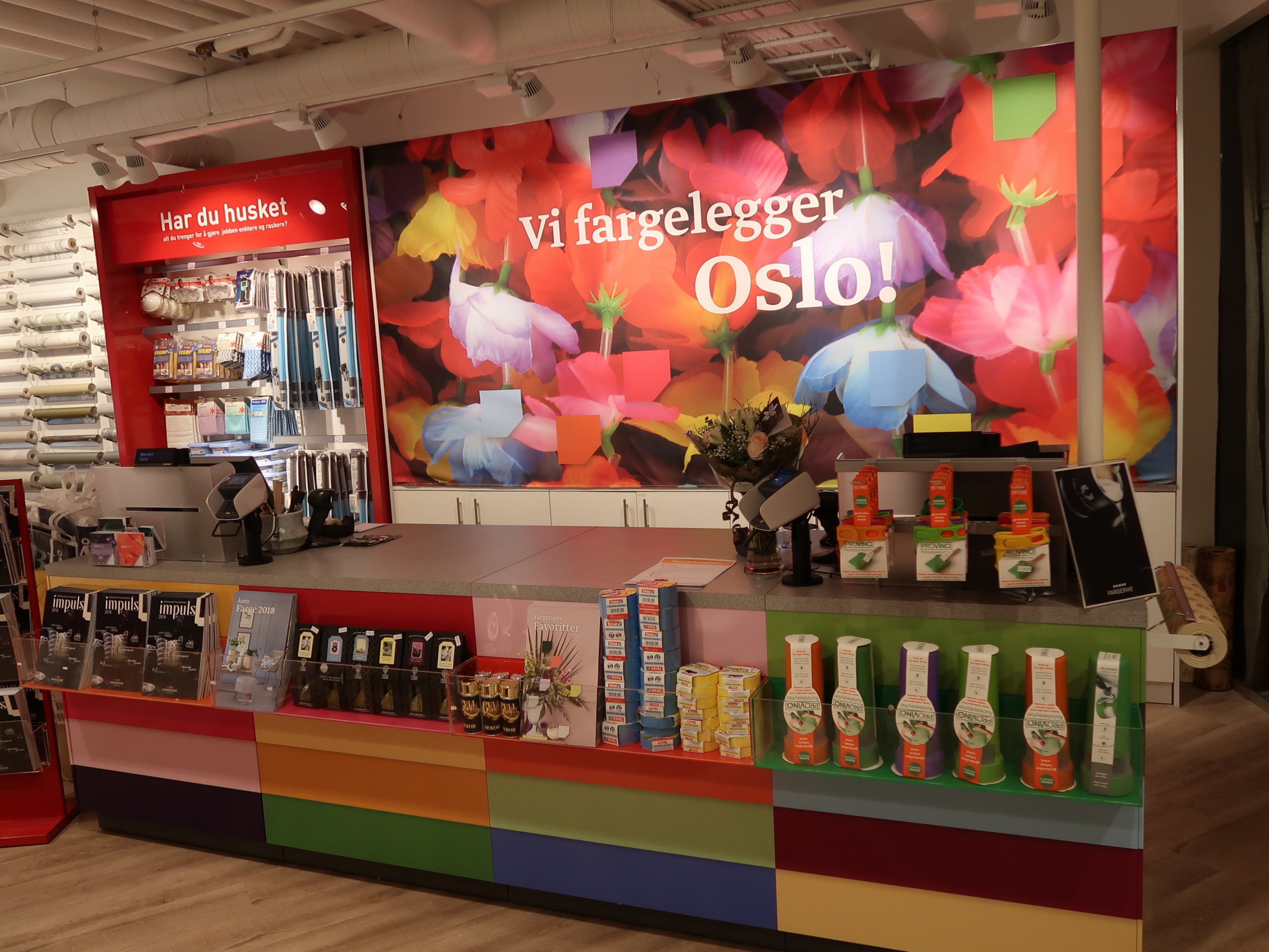 Fargerike fargelegger Oslo