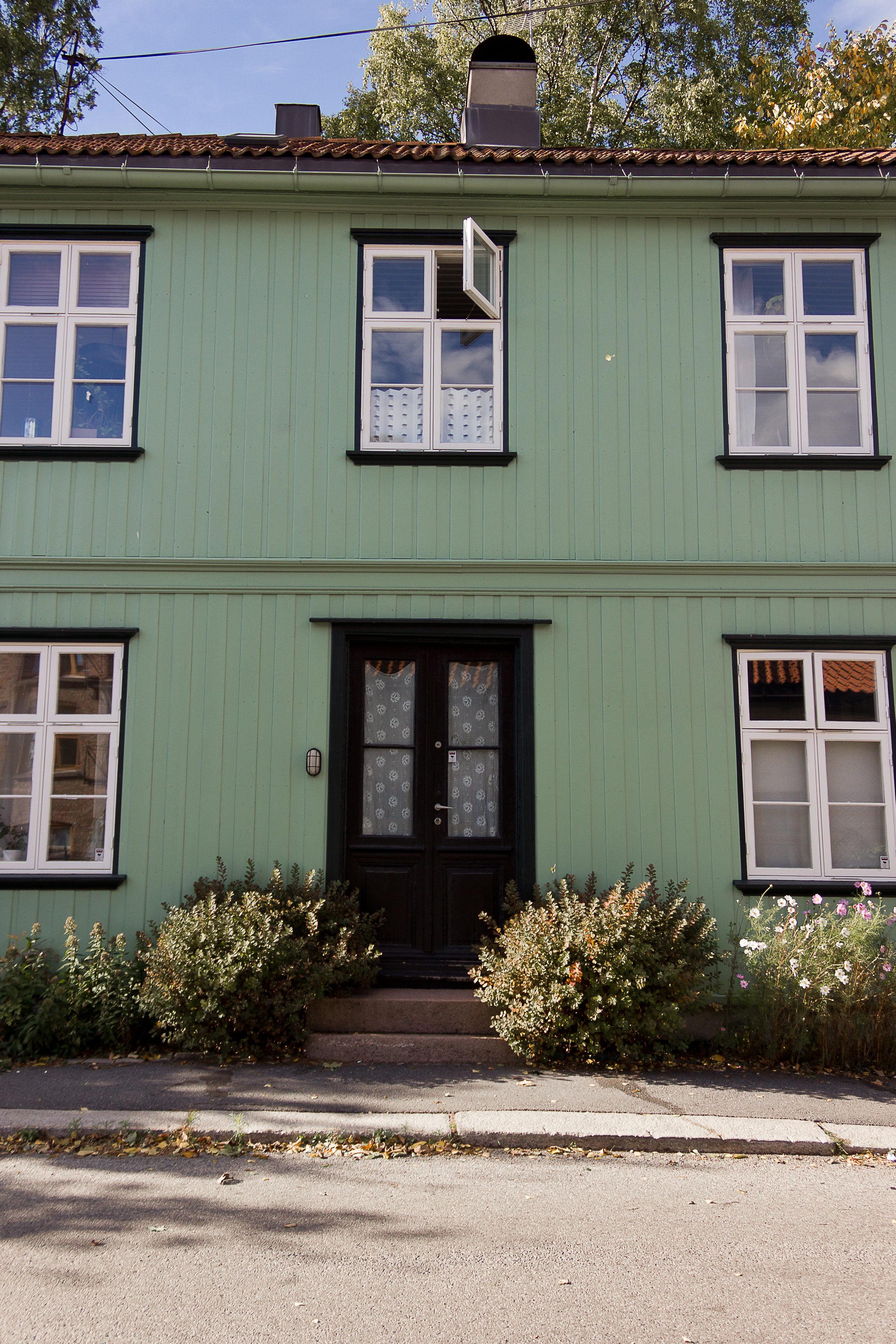 Grønt hus i Sagveien, Oslo