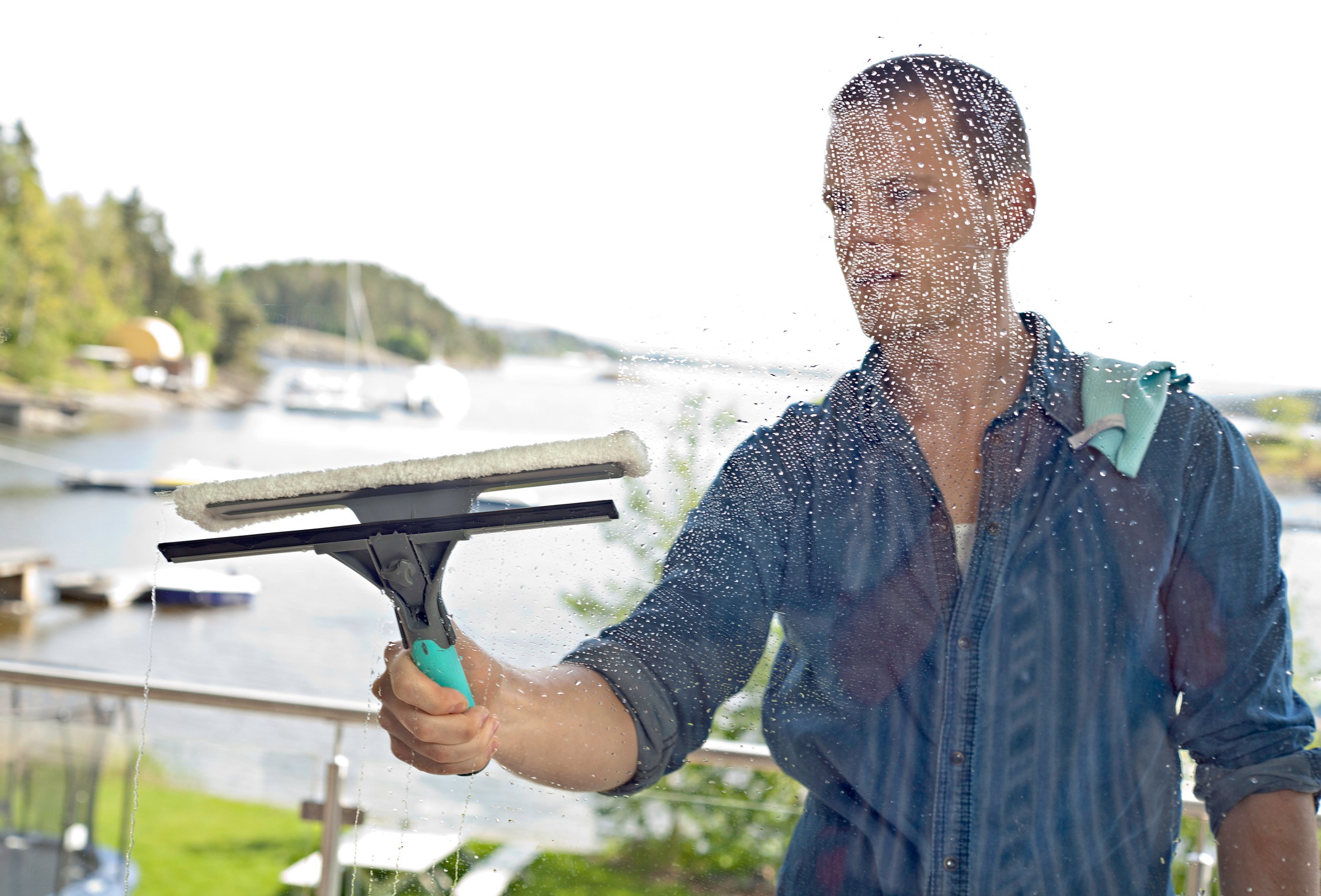 Menn vil ikke vaske vinduene