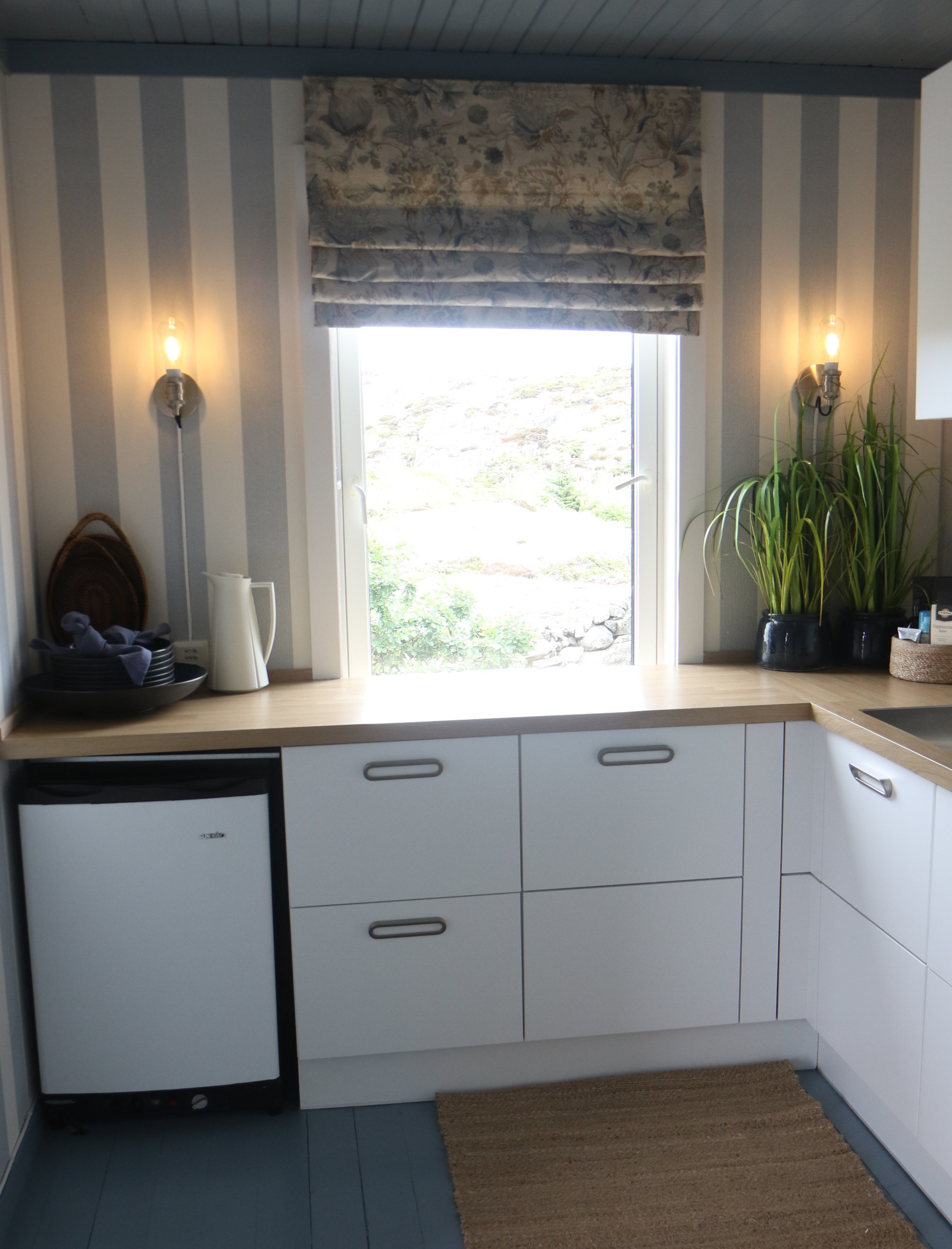 Benkeplate på hyttekjøkken