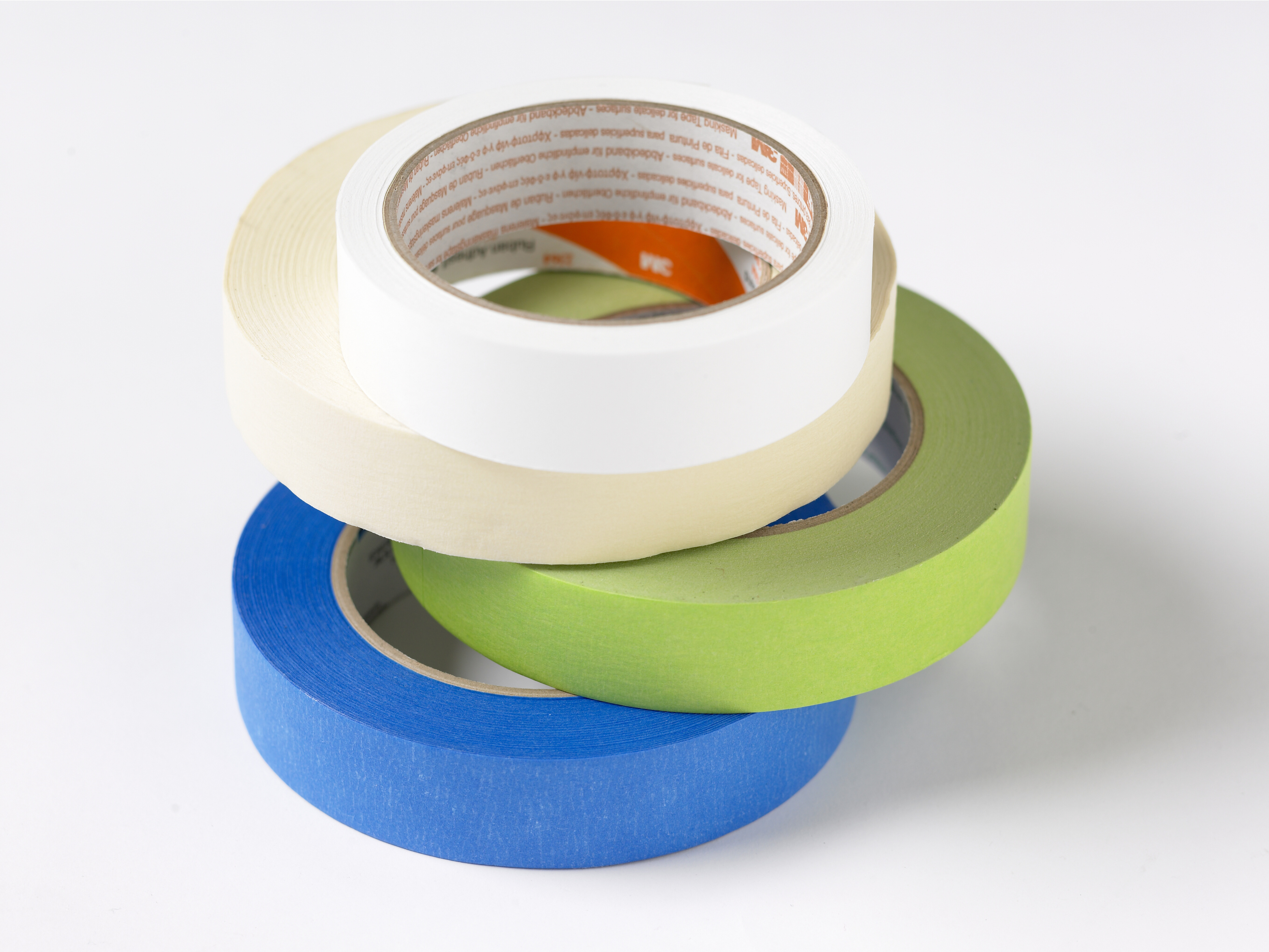 Blå, hvit eller grønn maskeringstape?