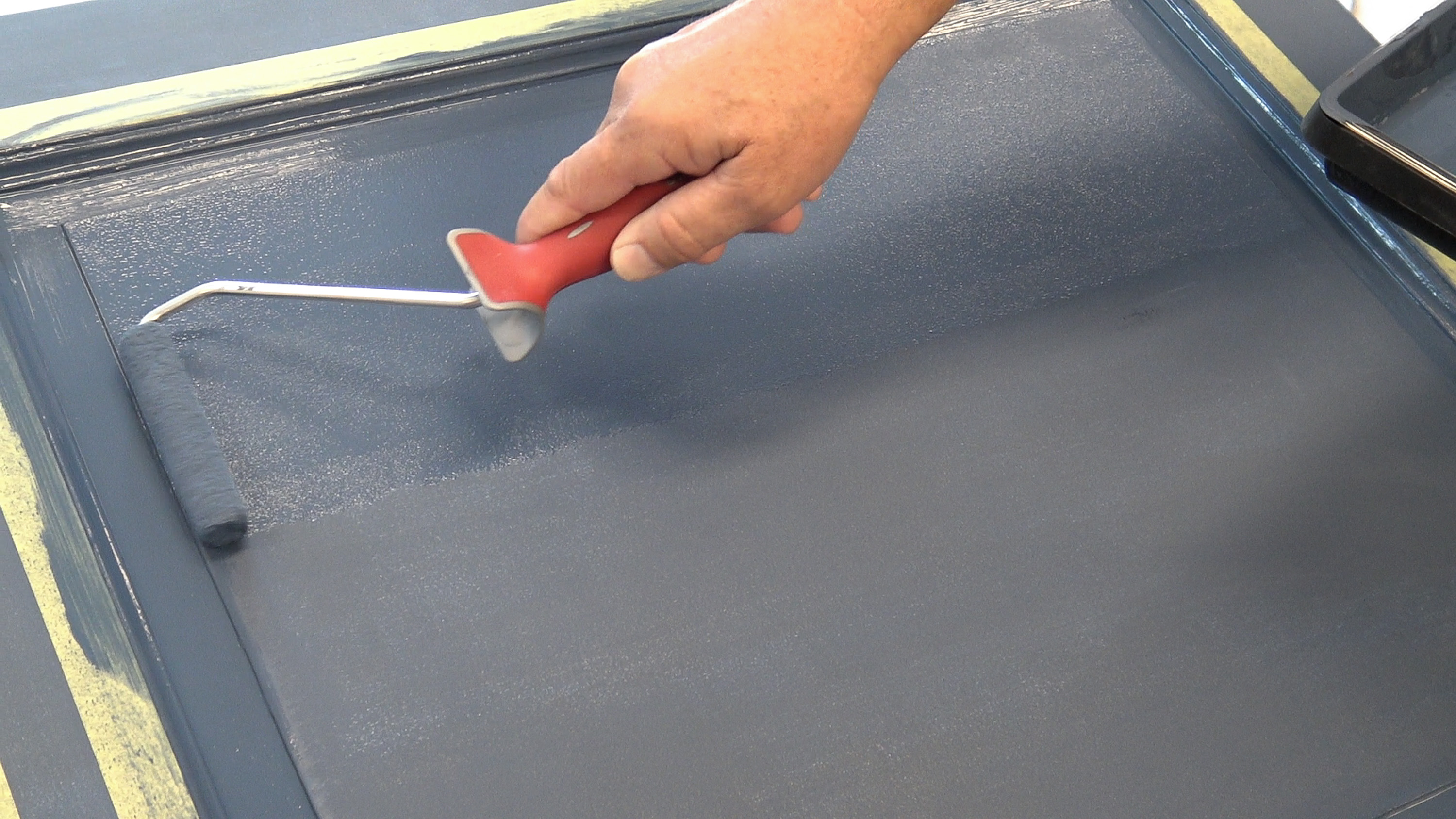 male dør, halvblank glans