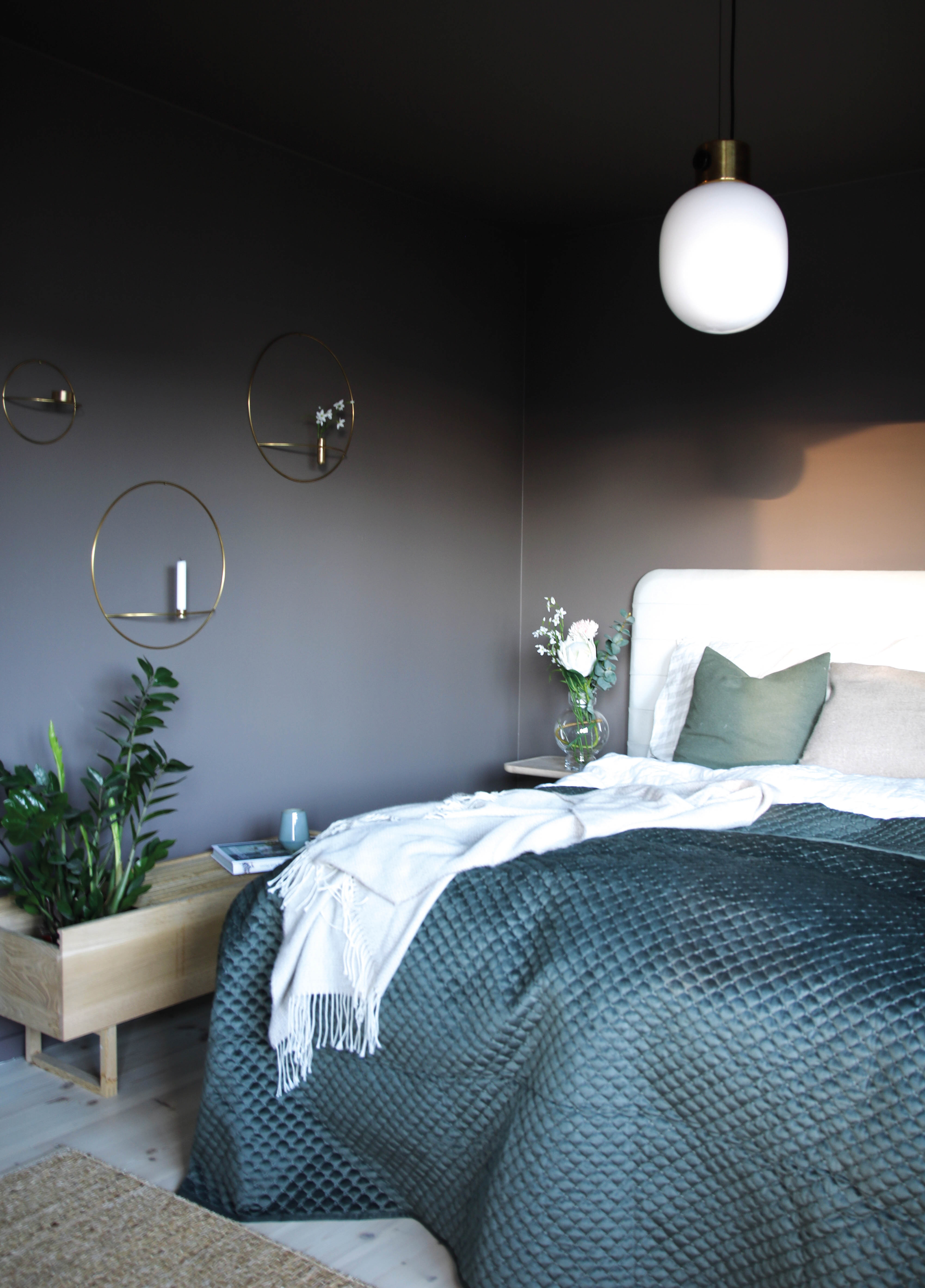 Matt maling på soverommet