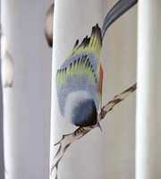 GARDIN: Denne herlige fuglen finner vi på et tekstil i kolleksjonen Zapara fra Harlequin/Tapethuset.
