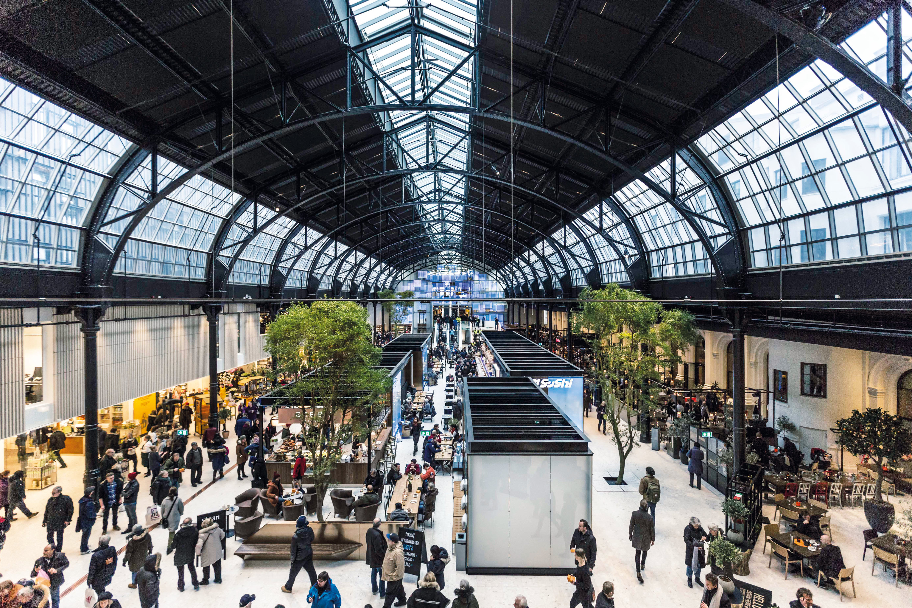 Biofilisk design Østbanehallen