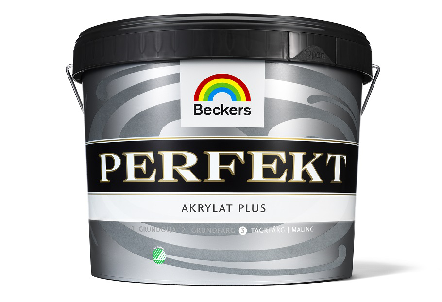 15 &aring;rs garanti p&aring; farge og glans med Perfekt Akrylat.