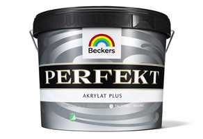 15 års garanti på farge og glans ved bruk av Beckers Perfekt Akrylat Plus.