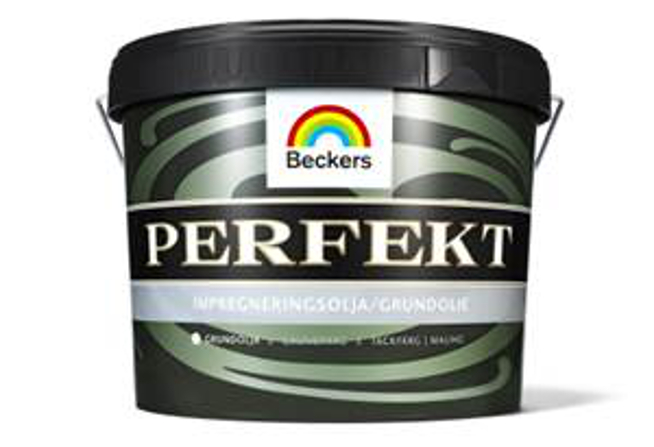 Impregneringsolje forhindrer vannopptak.