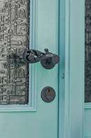 GAMMEL DØR: Eldre dører er ofte utført i gode materialer, med en god dose håndverk. Ta gjerne hånd om den originale døren, og gi den en ny farge. 