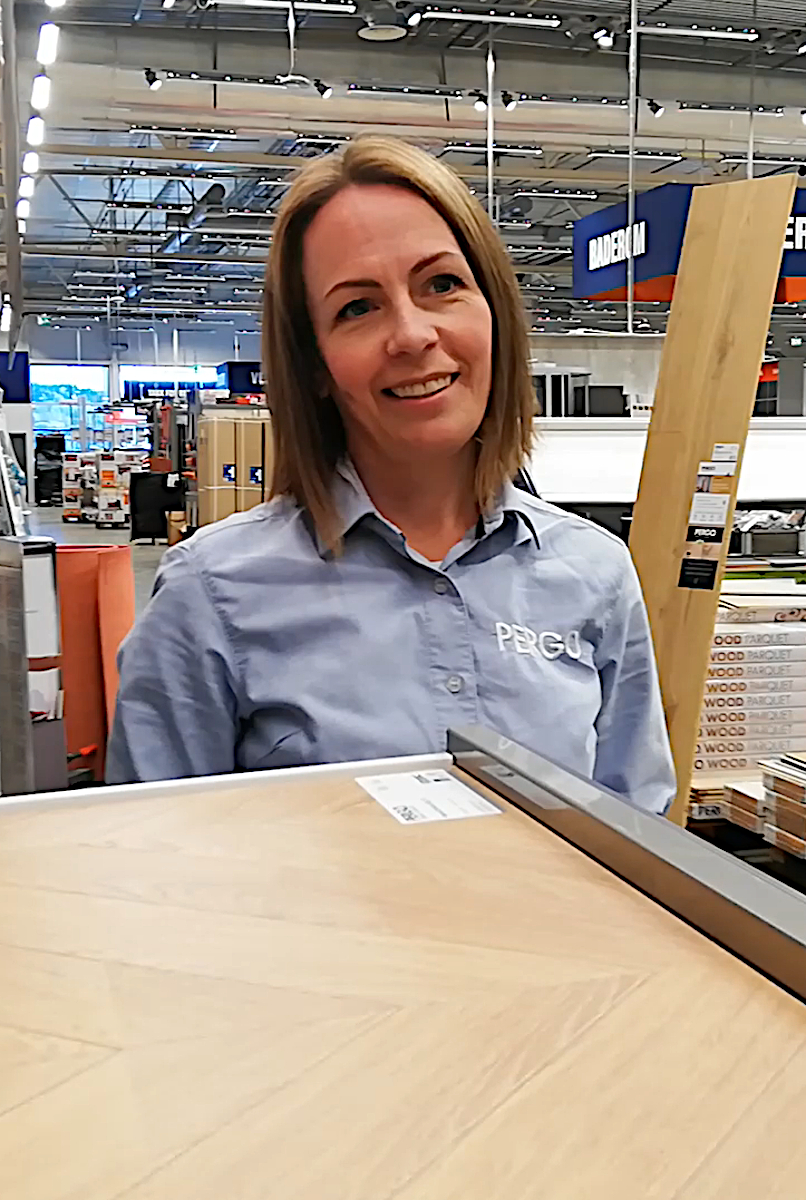 moderne fiskebeinsgulv