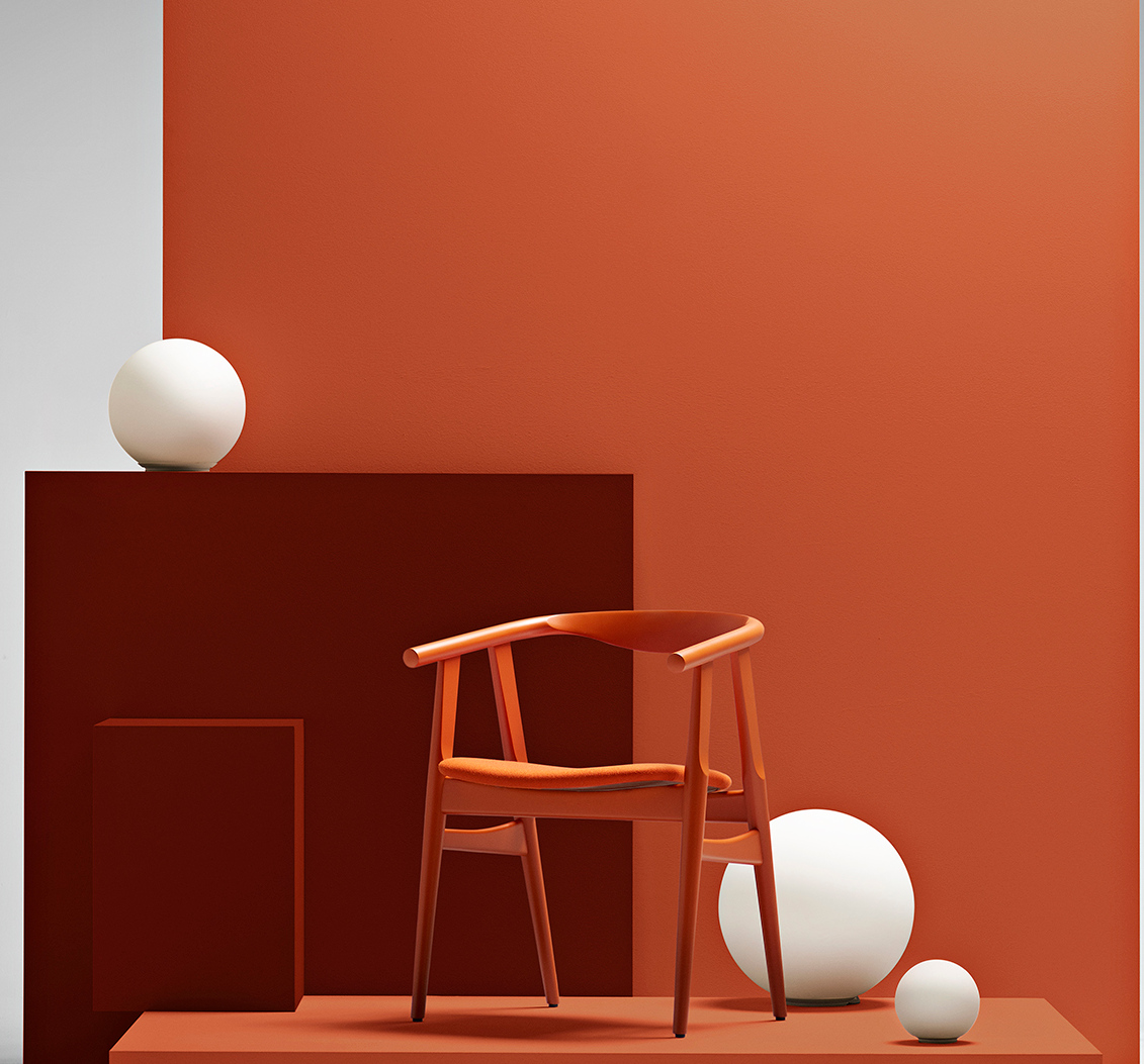 Friskt og kontrastfylt interiør