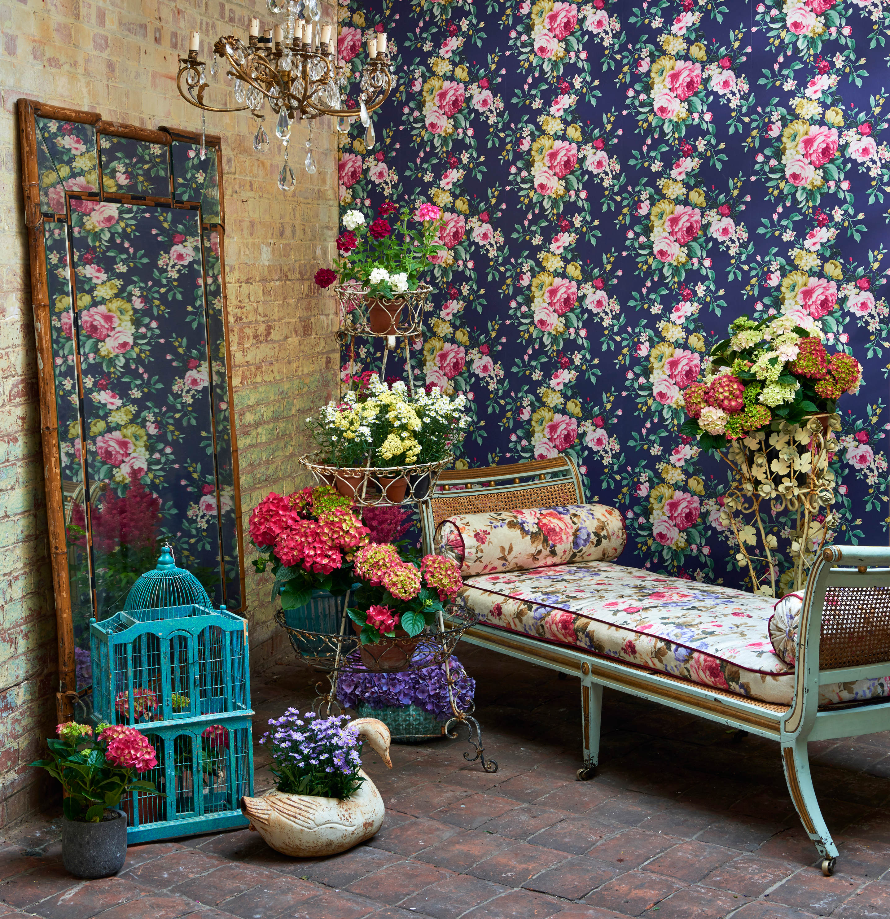 Tekstil i samme mønster